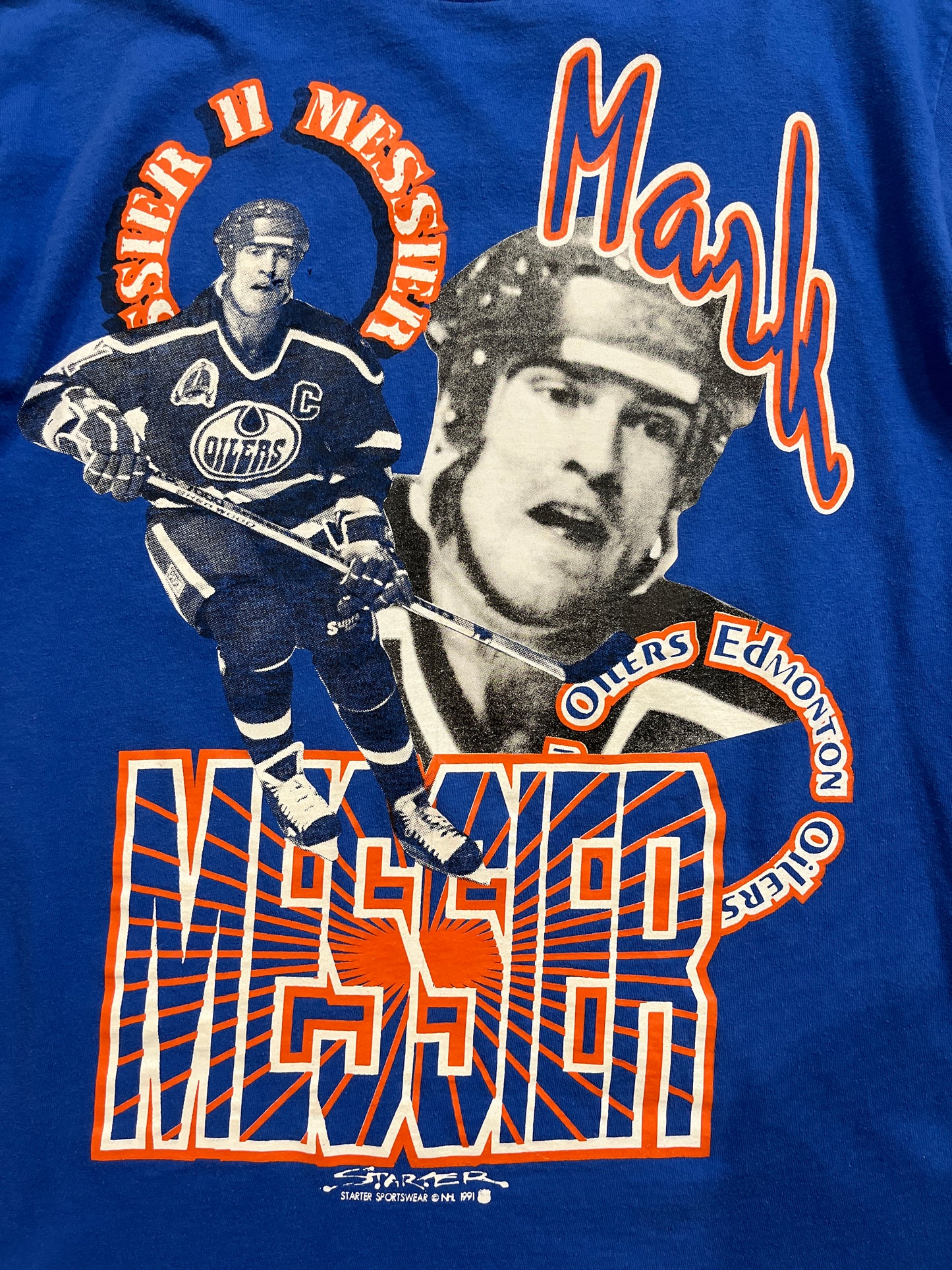 Vintage 90's "Mark Messier" Edmonton Oilers Tee