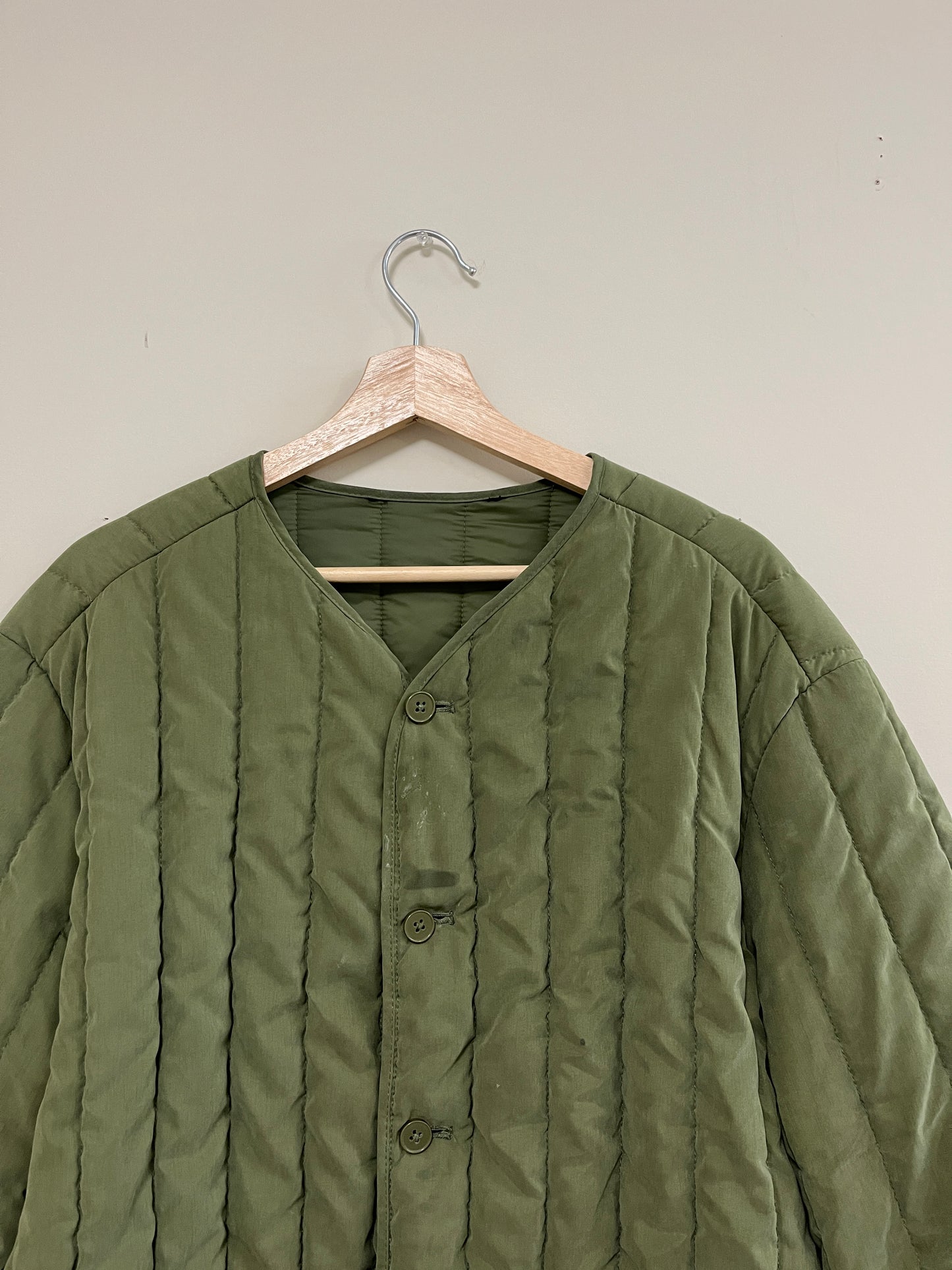 Green Liner Quilted Jacket