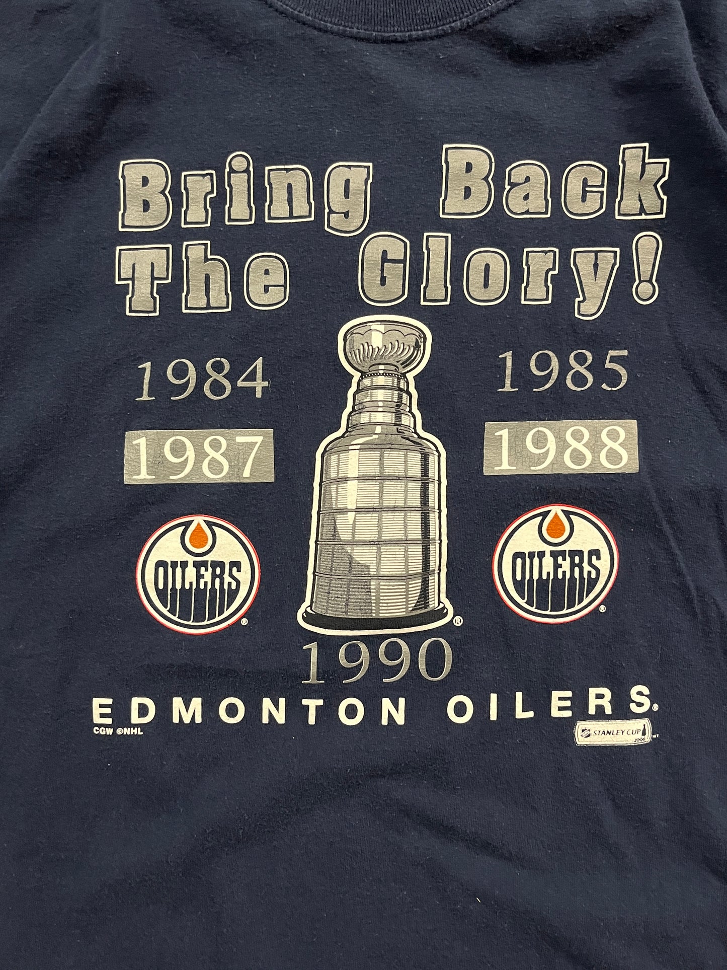 Vintage Edmonton Oilers "Bring Back The Glory" Tee