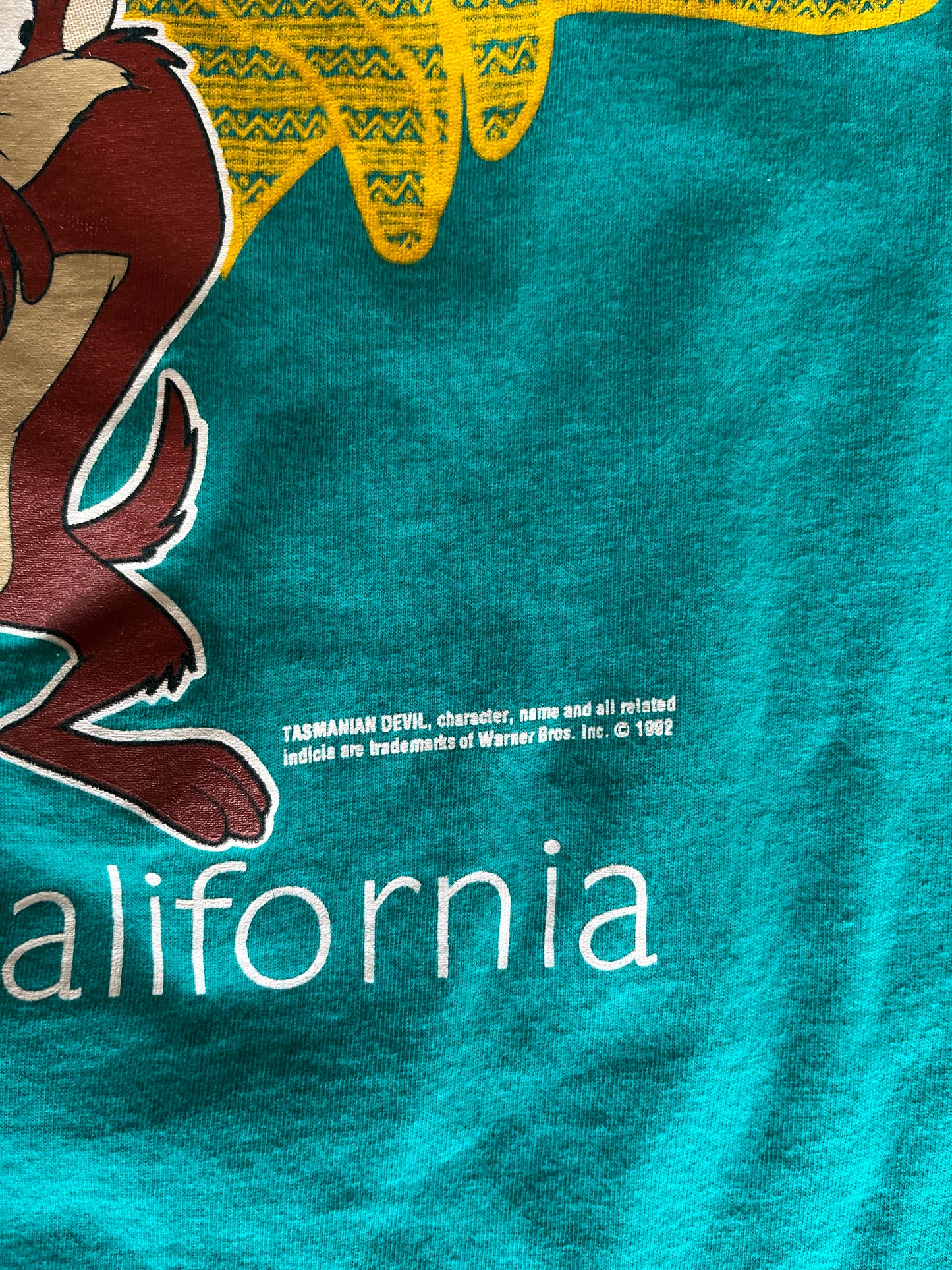 Vintage 90's Tasmanian Devil "California" Tee