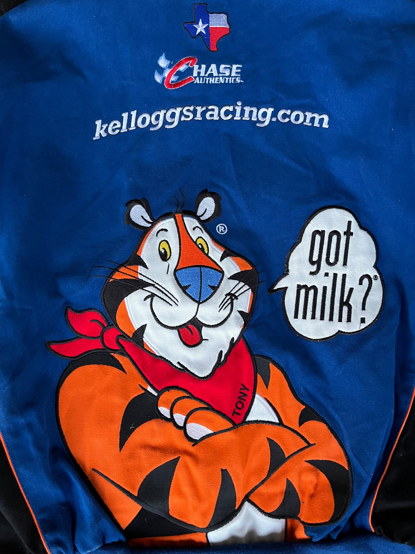 Rare Kellogg's Nascar Racing Tony The Tiger Jacket
