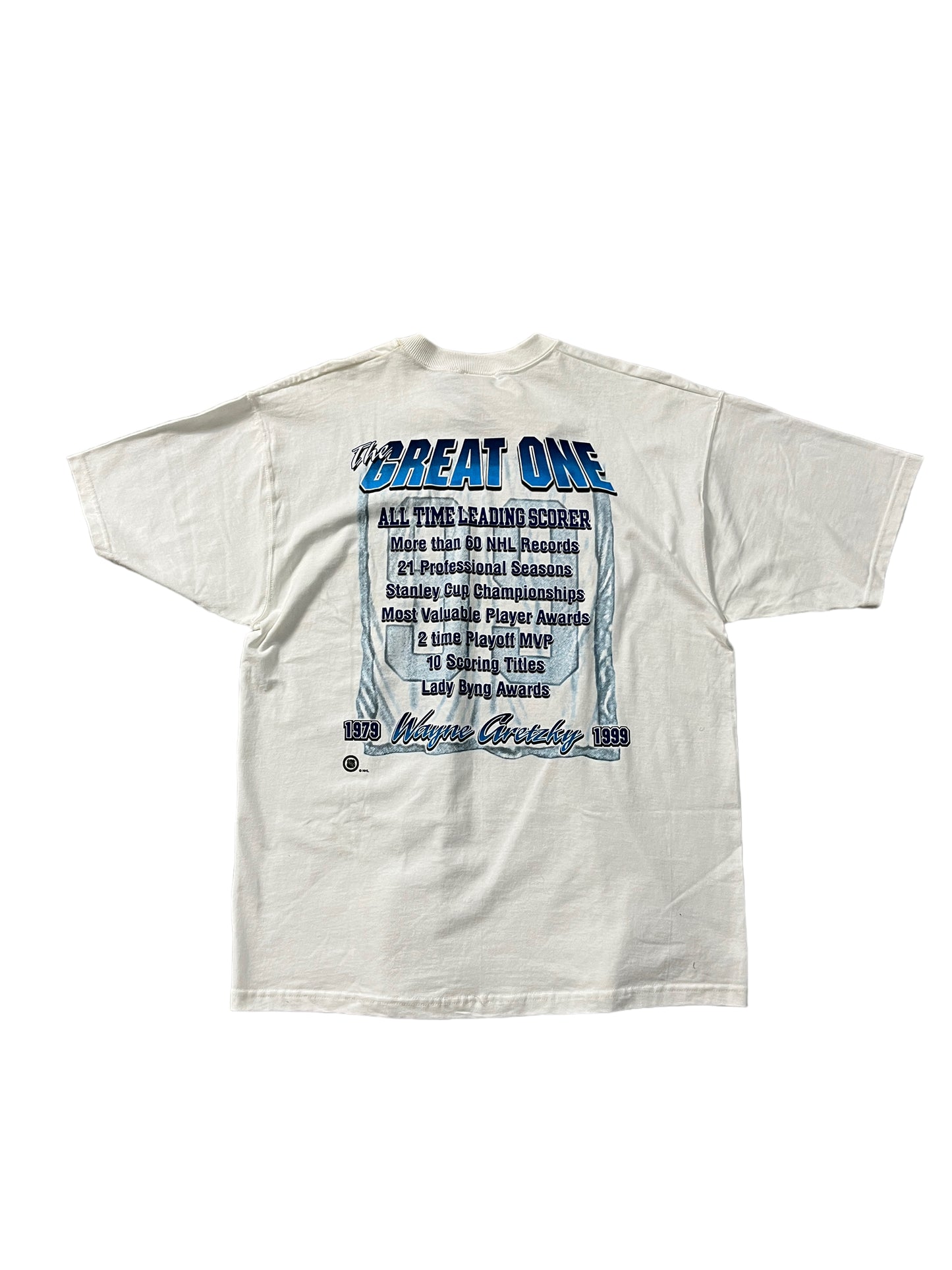 Vintage NHL Pro Player Wayne Gretzky "The Great One" Tee
