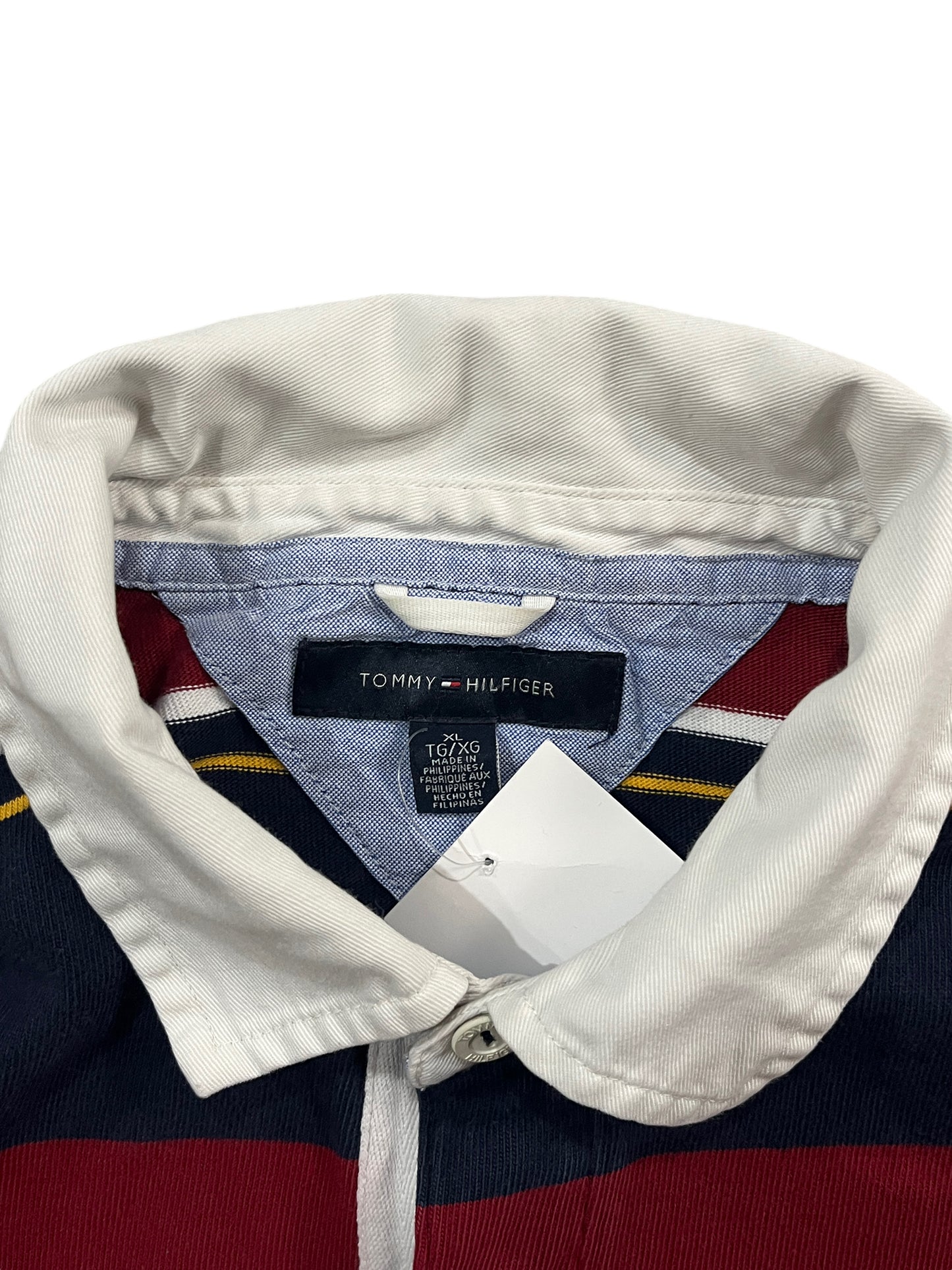 Y2k Tommy Hilfiger Half Button Up Long Sleeves