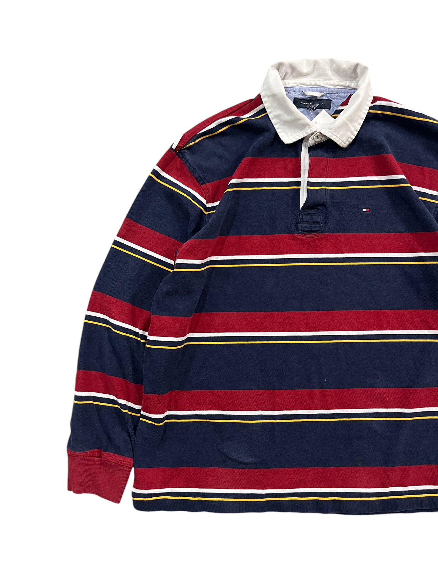 Y2k Tommy Hilfiger Half Button Up Long Sleeves