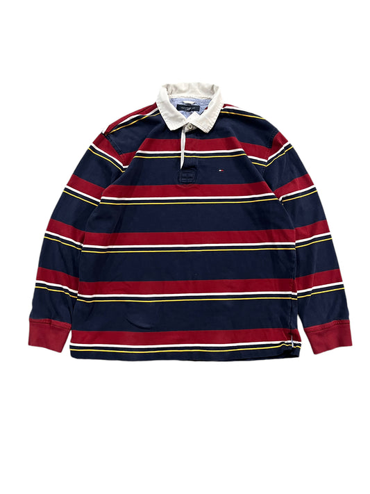 Y2k Tommy Hilfiger Half Button Up Long Sleeves