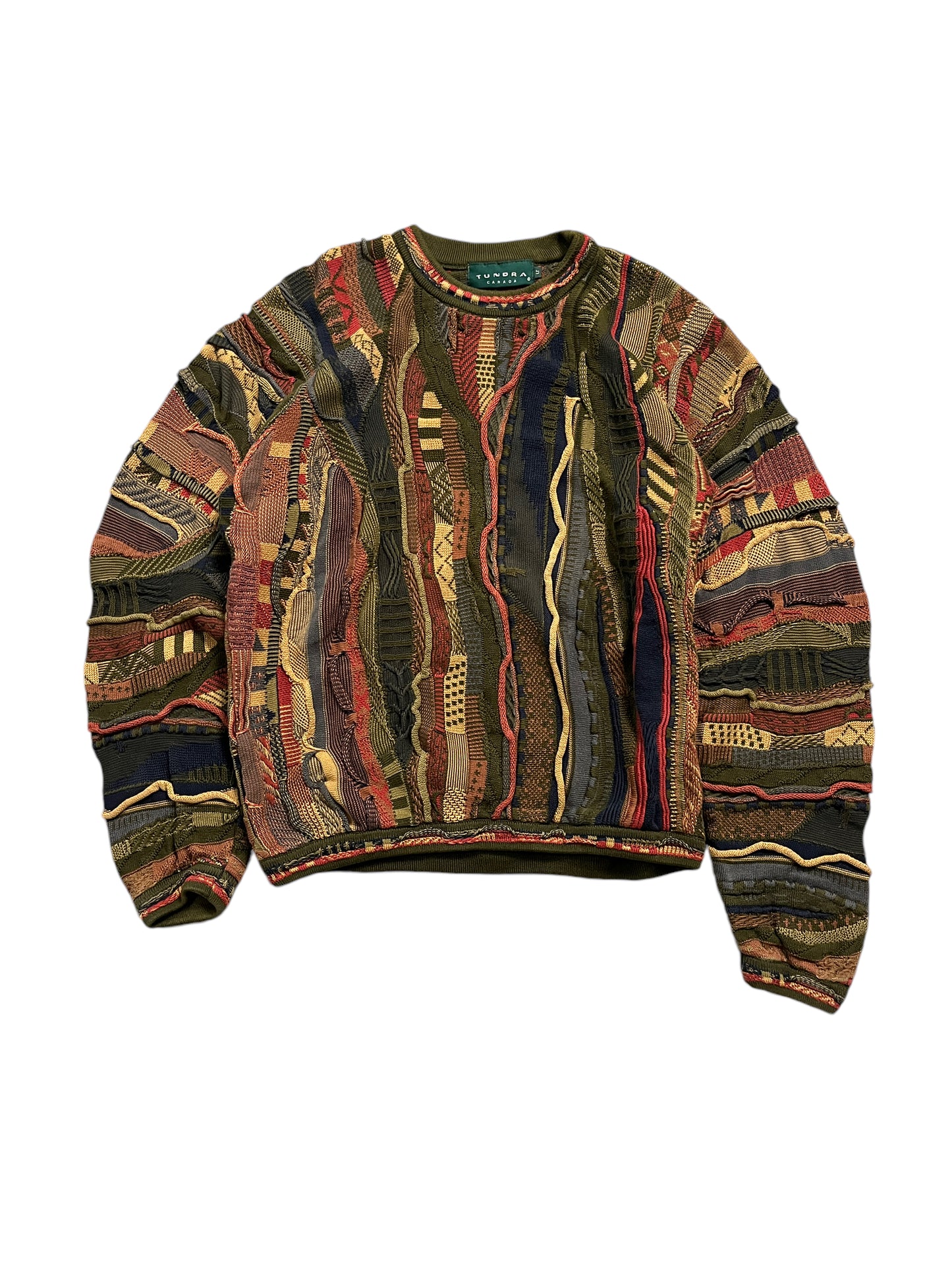 Rare Vintage Tundra 3d Knit Sweater