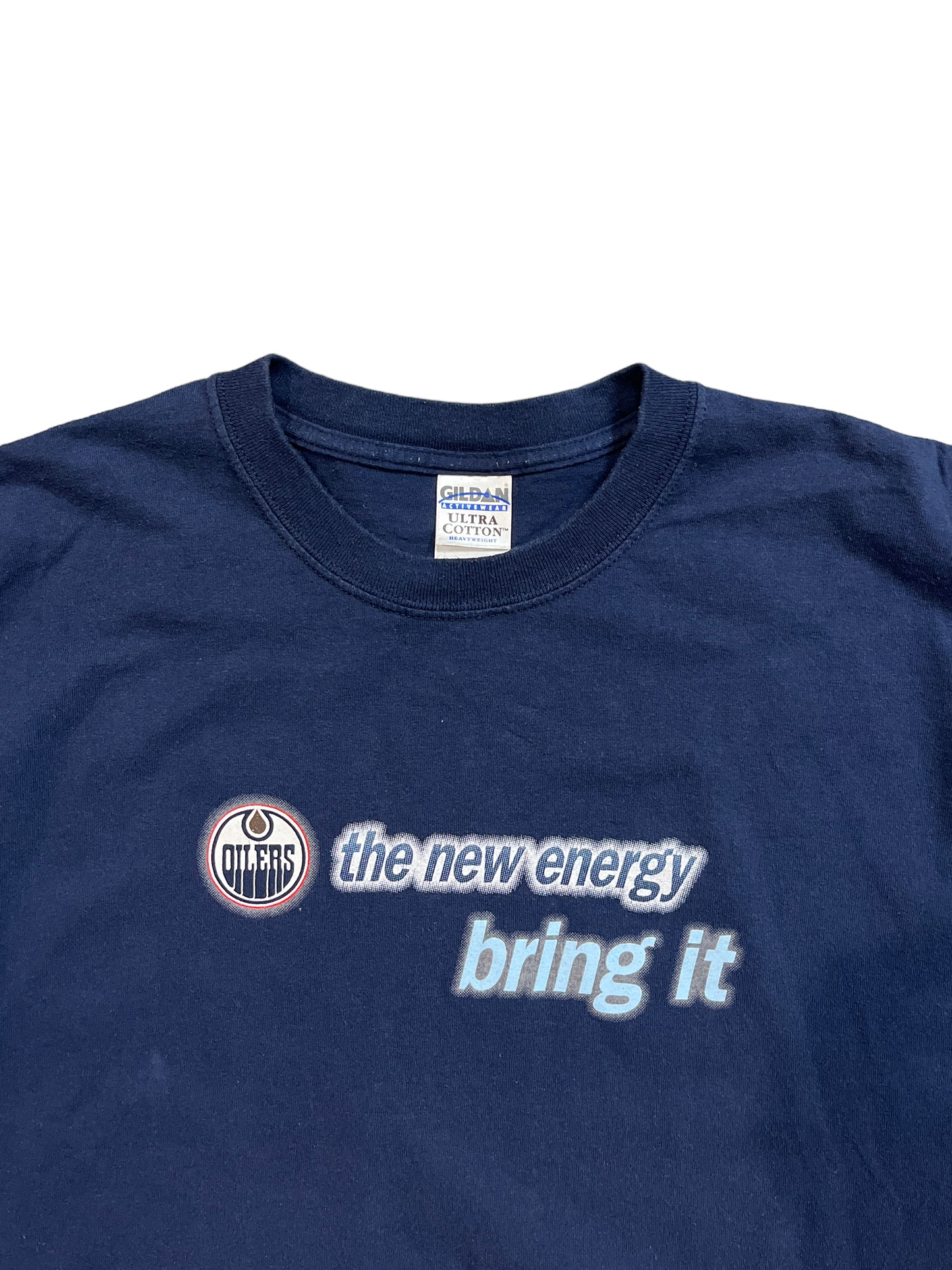 Vintage Edmonton Oilers "The New Energy Bring It" Tee