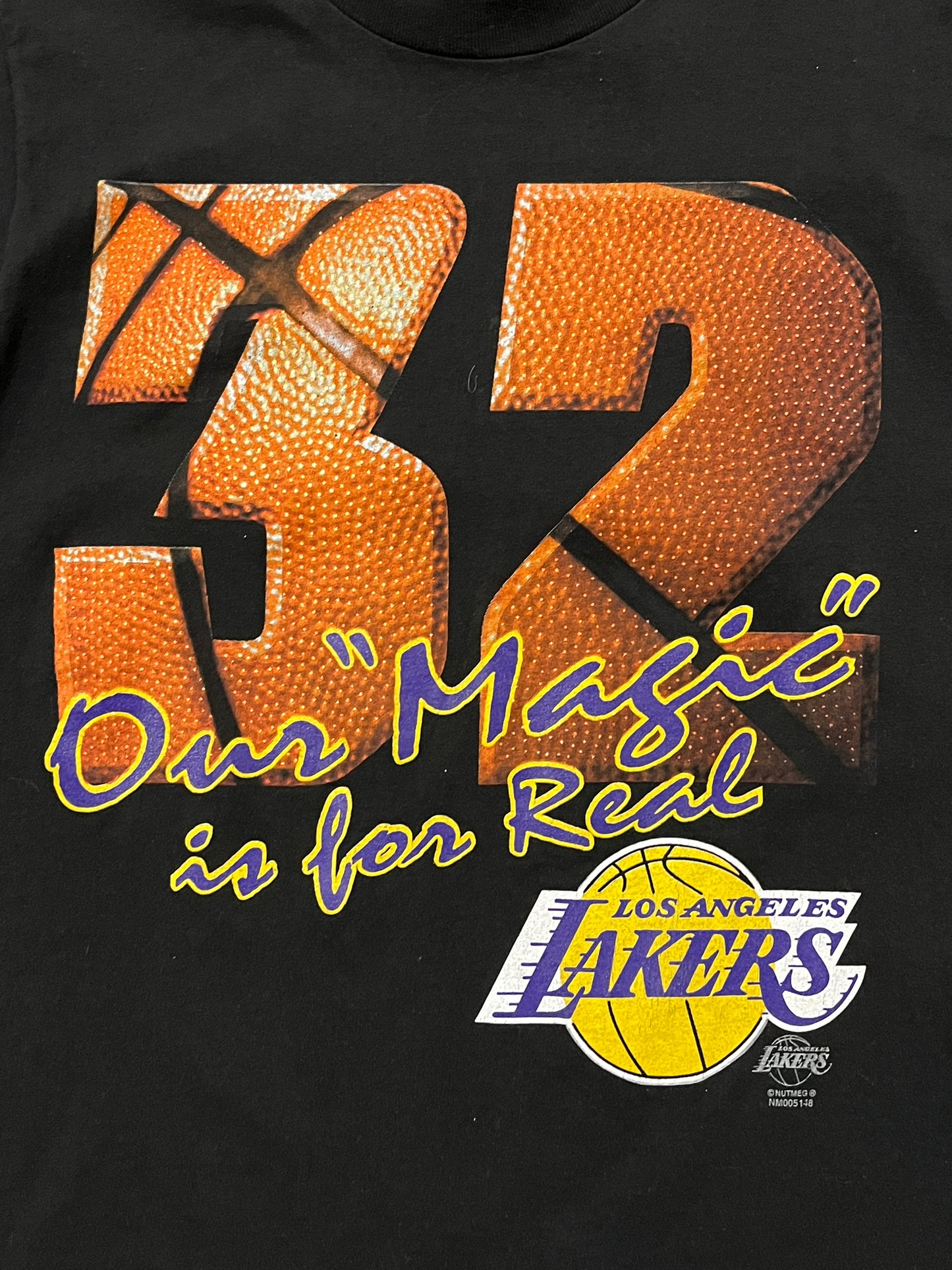 Vintage 90's Nutmeg LA Lakers Magic Johnson Tee