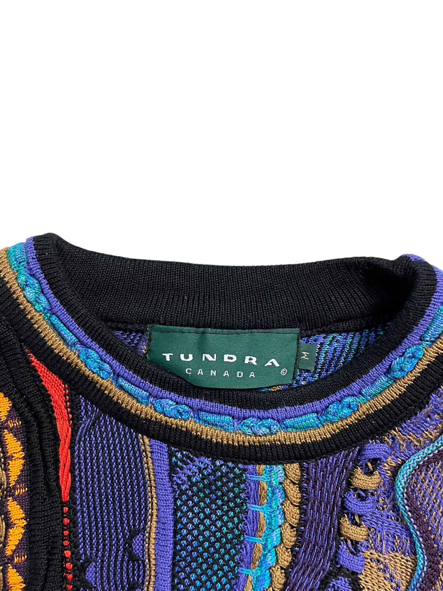 Rare Vintage Tundra 3d Knit Sweater