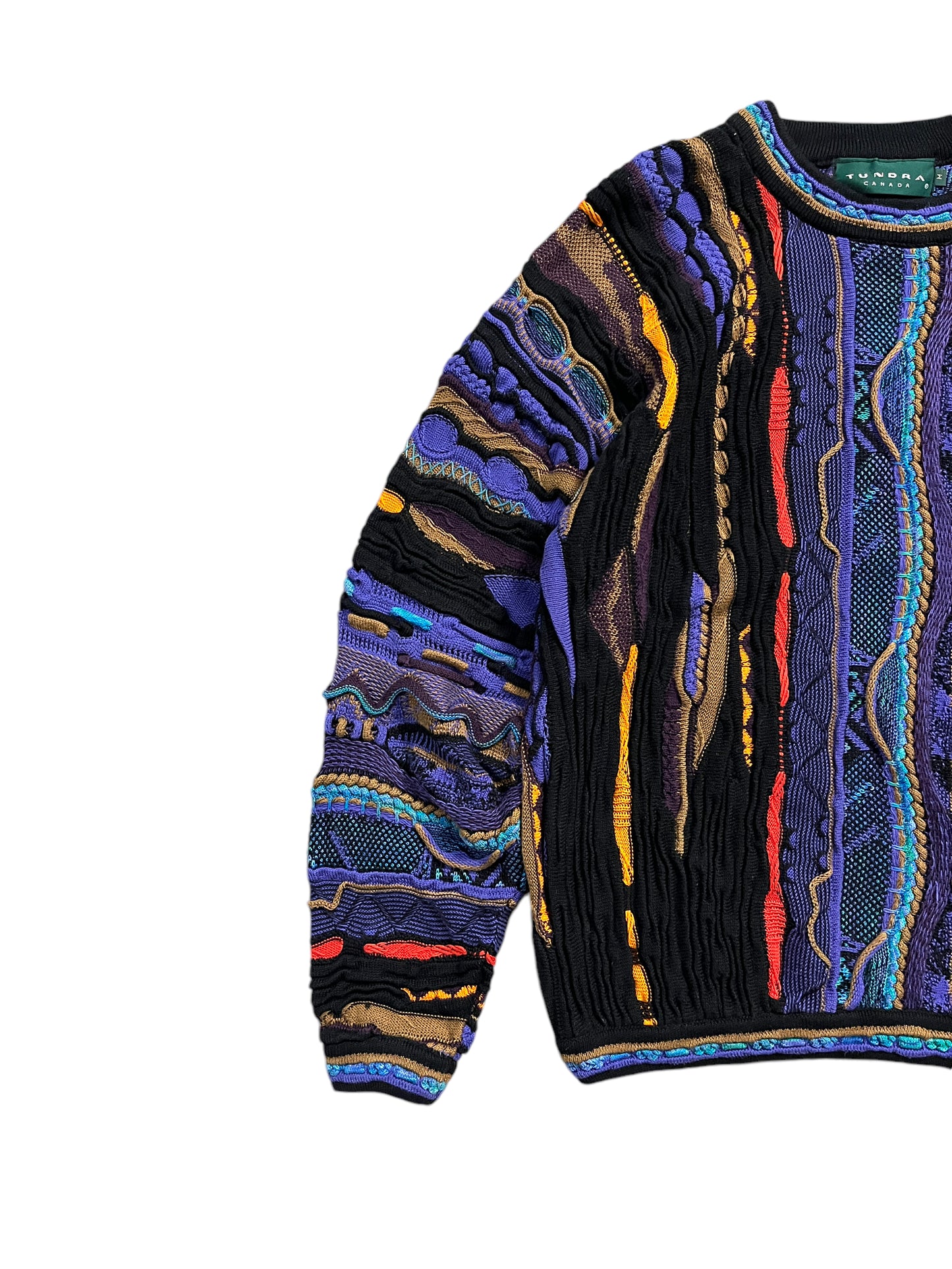 Rare Vintage Tundra 3d Knit Sweater