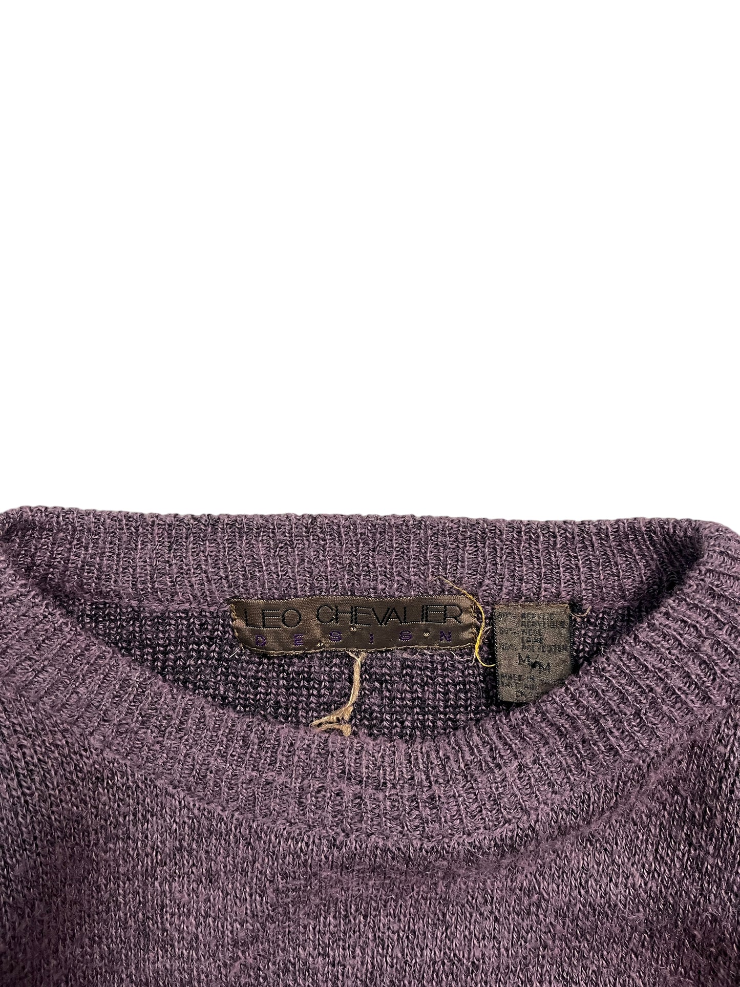 Vintage Leo Chevalier Knit Sweater