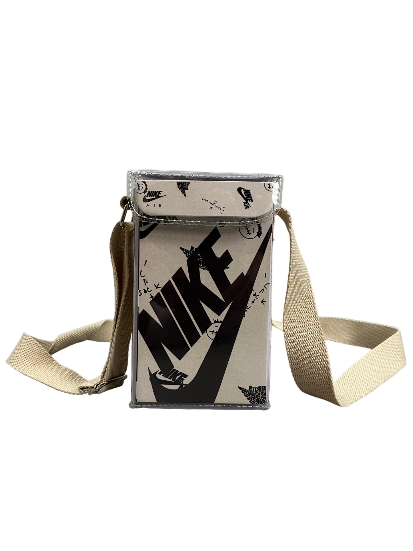 Custom Handmade Nike Box Bag - Small (Black)