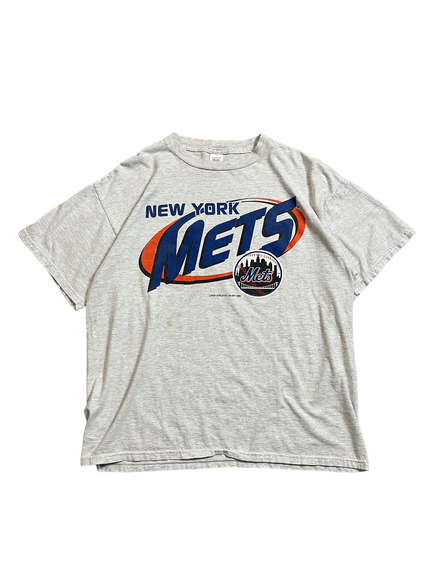 Vintage 90's Logo 7 New York Mets Tee