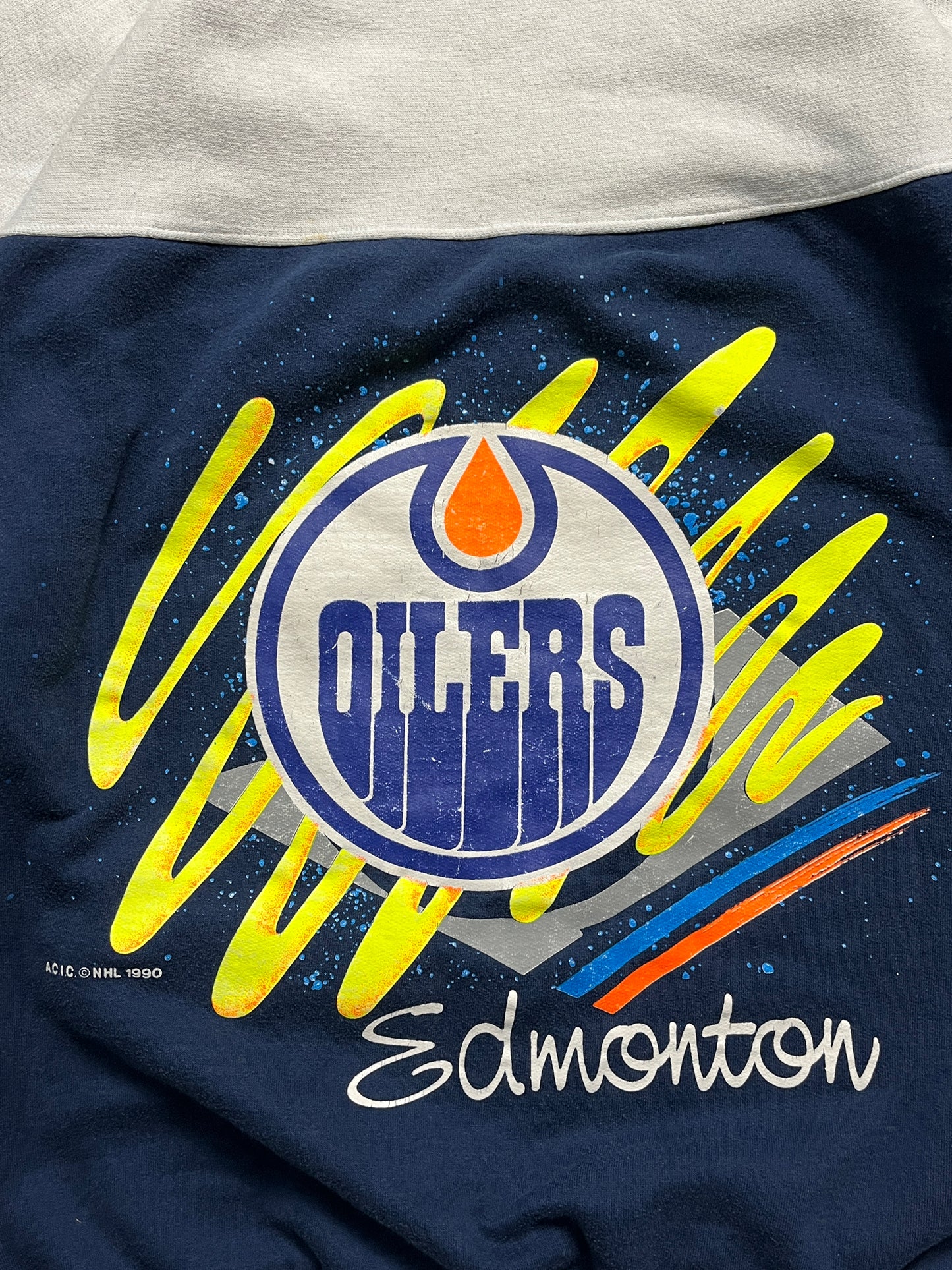 Vintage 90's Edmonton Oilers Sweater