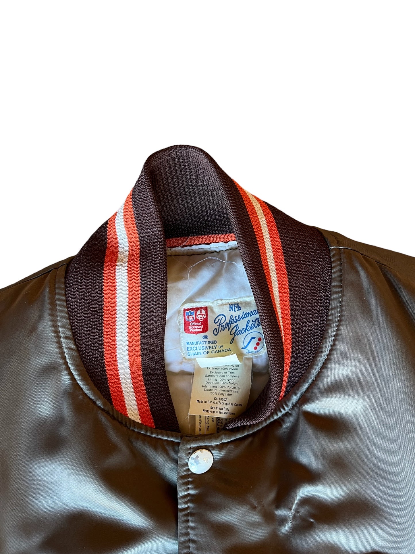 Vintage Cleveland Browns Satin Varsity Jacket