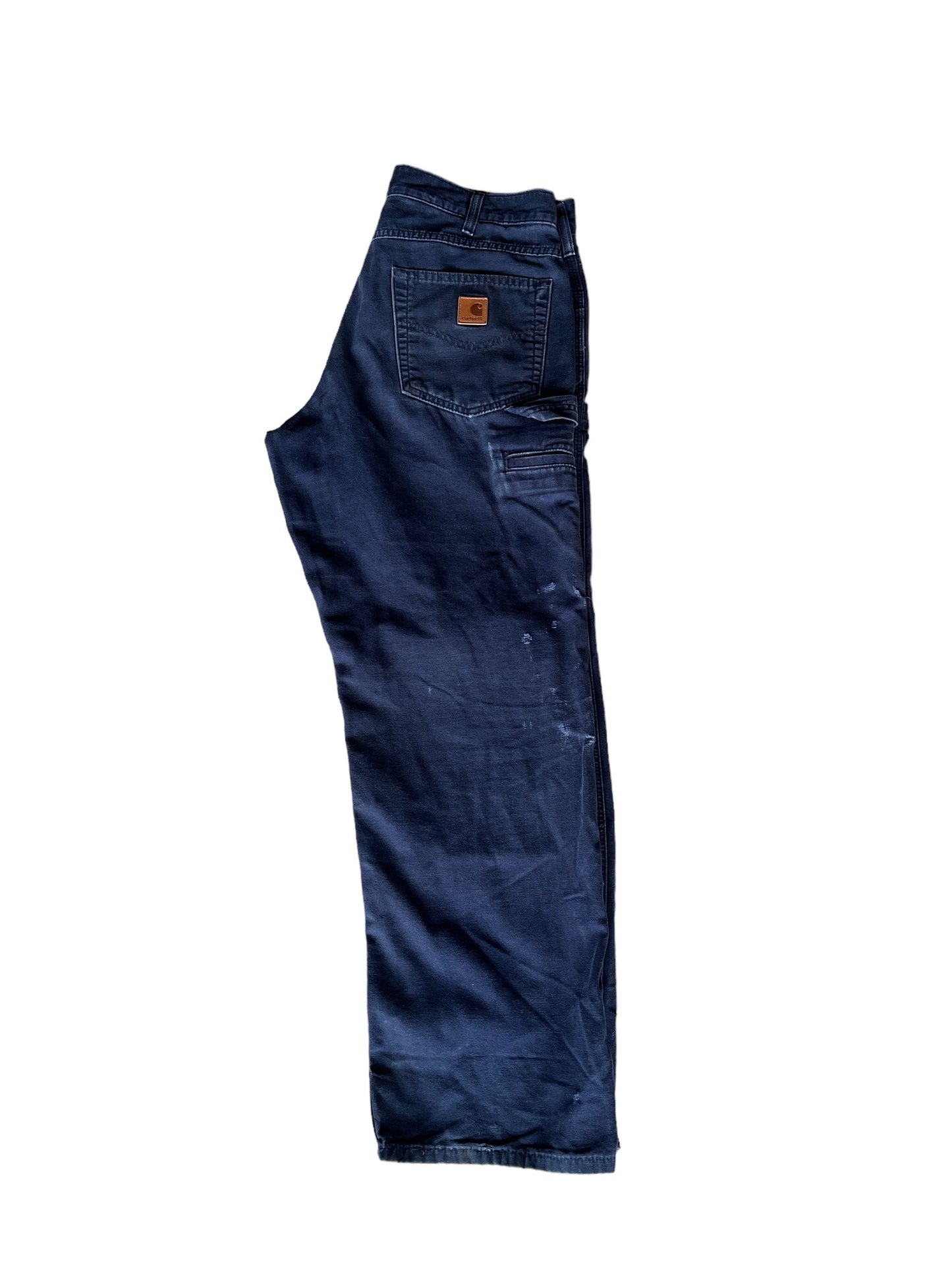 Vintage Carhartt Relaxed Pants Dark Blue - 32