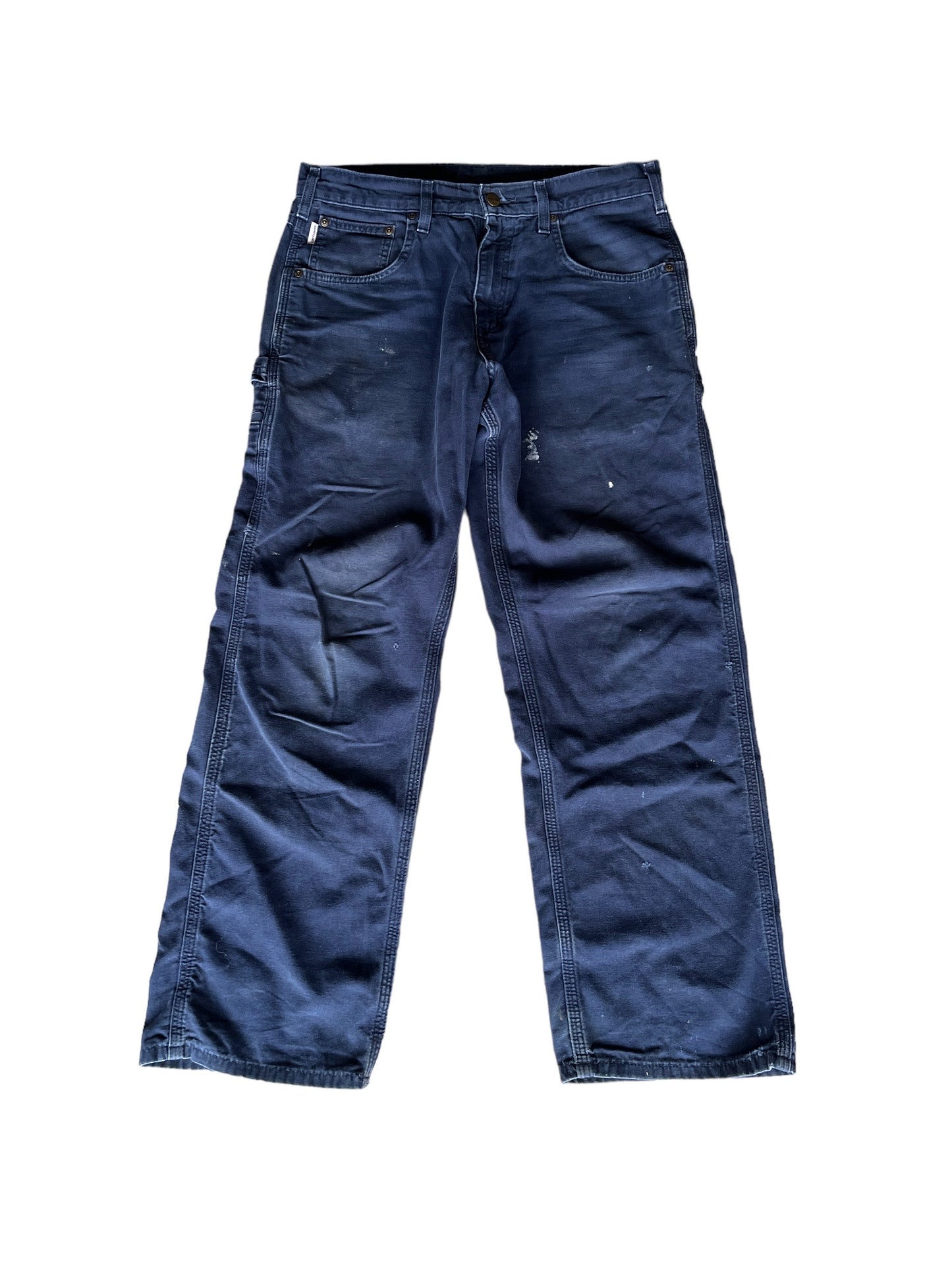 Vintage Carhartt Relaxed Pants Dark Blue - 32
