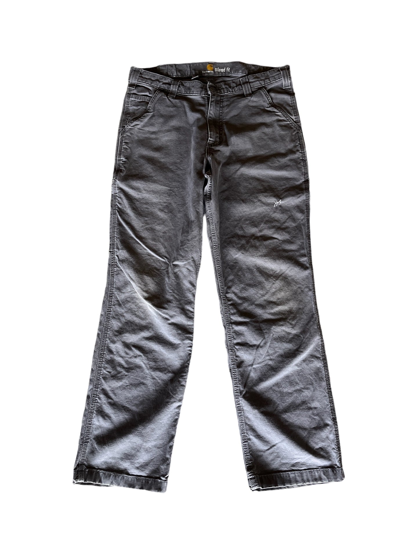 Vintage Carhartt Relaxed Pants Dark Grey - 34