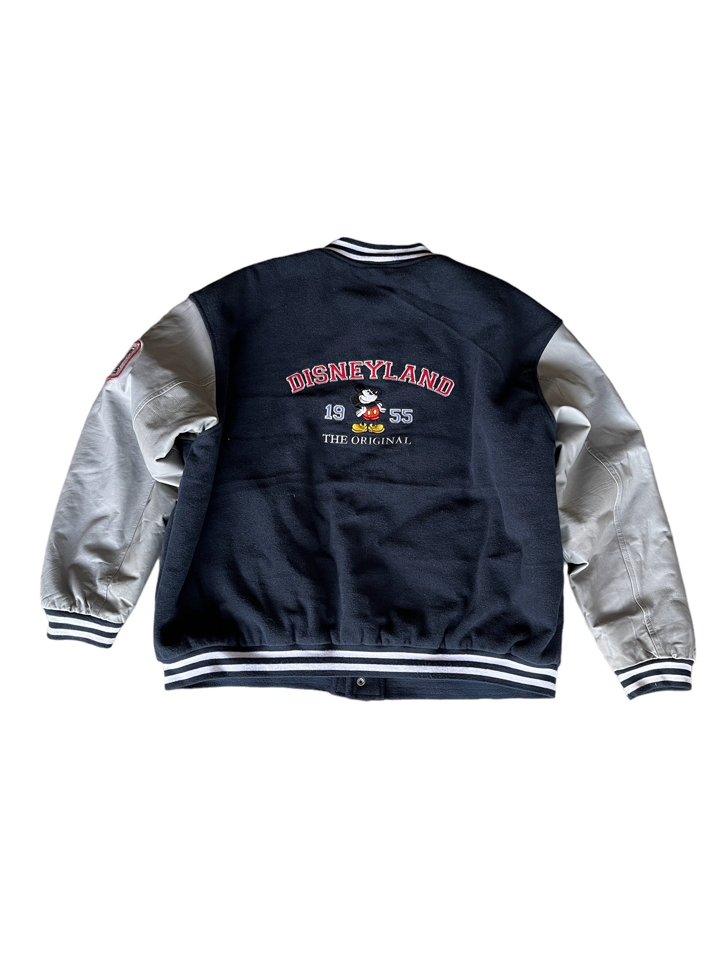 Vintage Disneyland Original Leather Sleeves Varsity Jacket