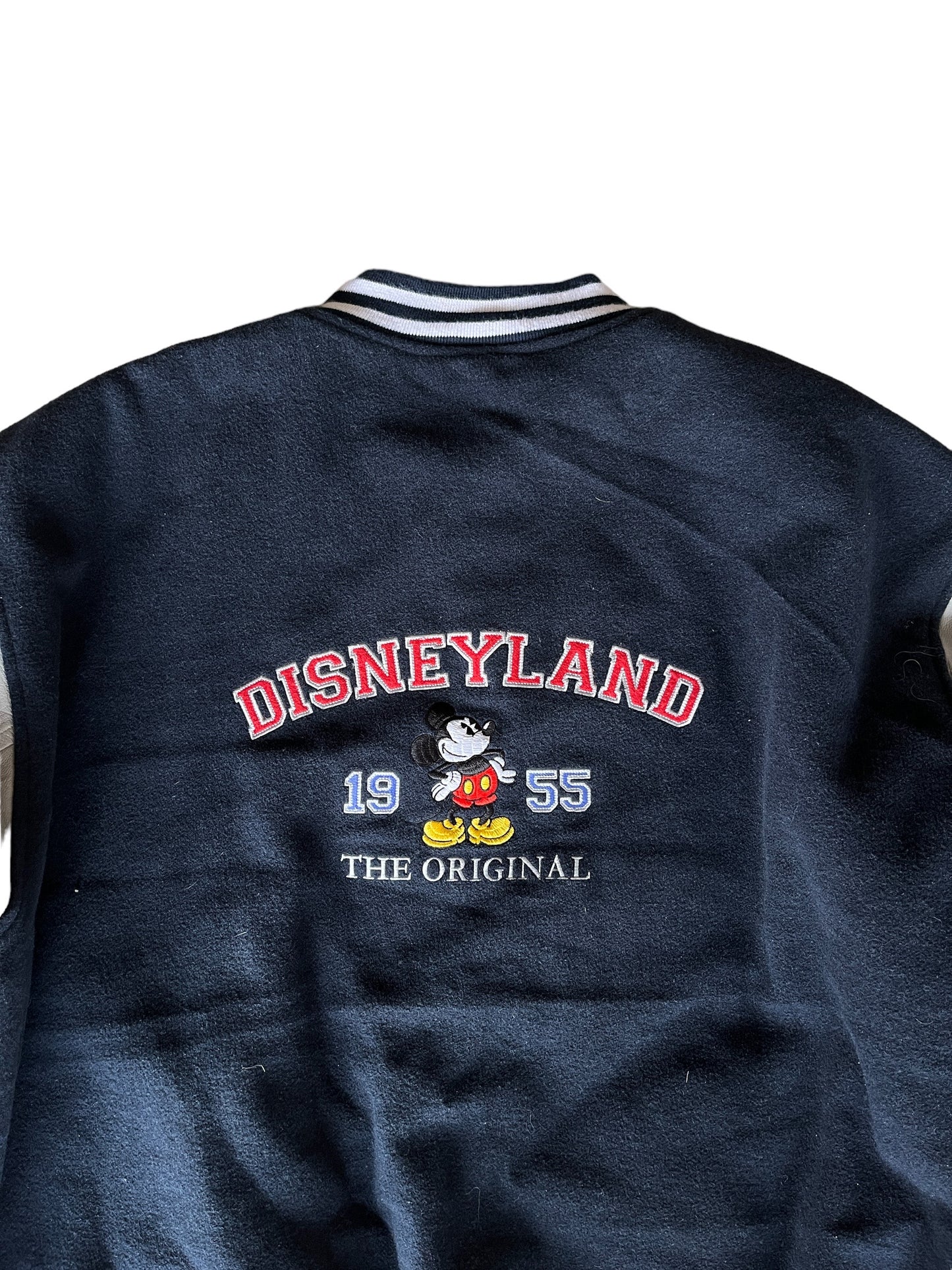 Vintage Disneyland Original Leather Sleeves Varsity Jacket