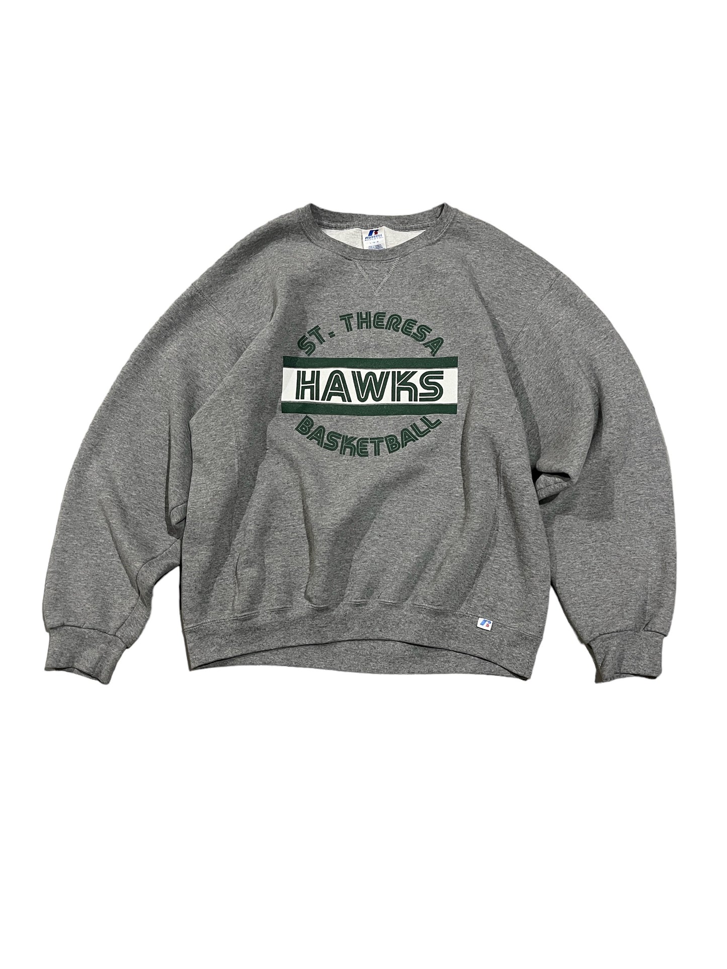 Vintage Russell Athletic St. Theresa Hawks Sweater