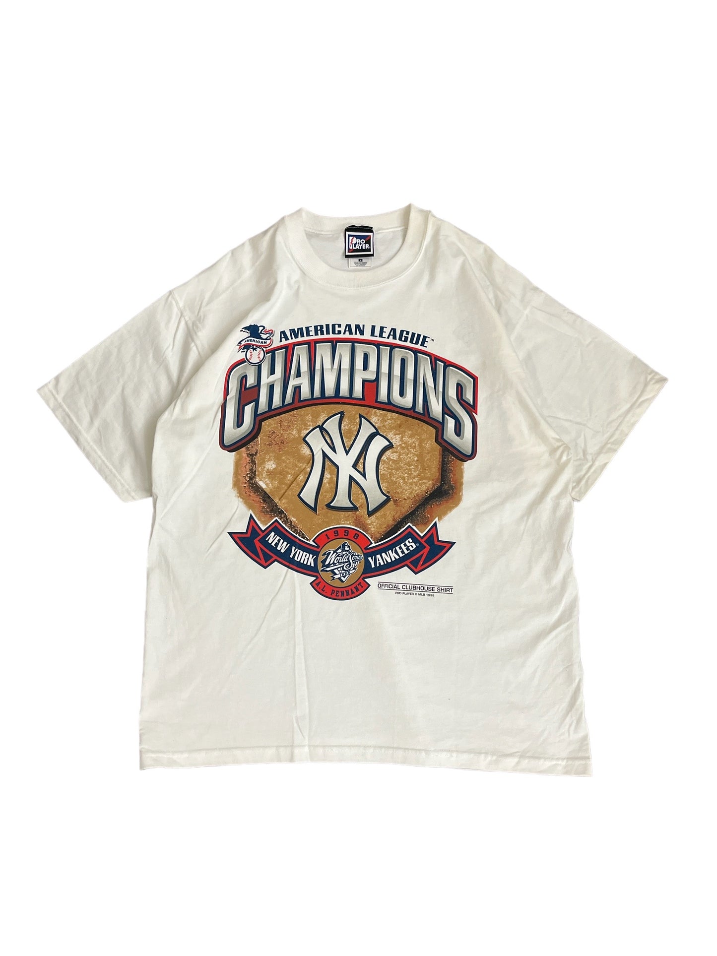 Vintage 90's Pro Player NY Yankees 1998 Champions Tee