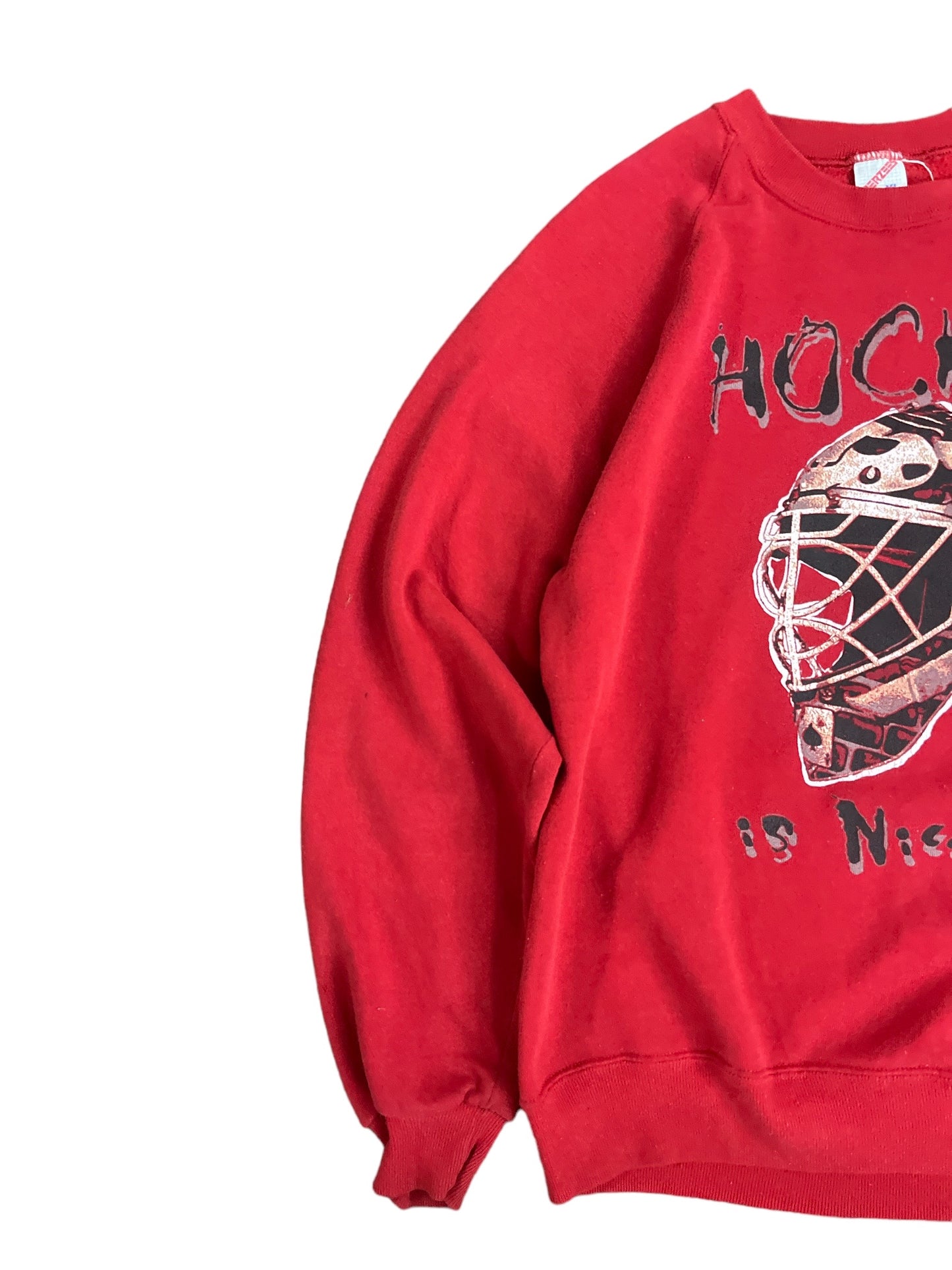 Vintage Heavyweight "Hockey Is Nice" Sweater