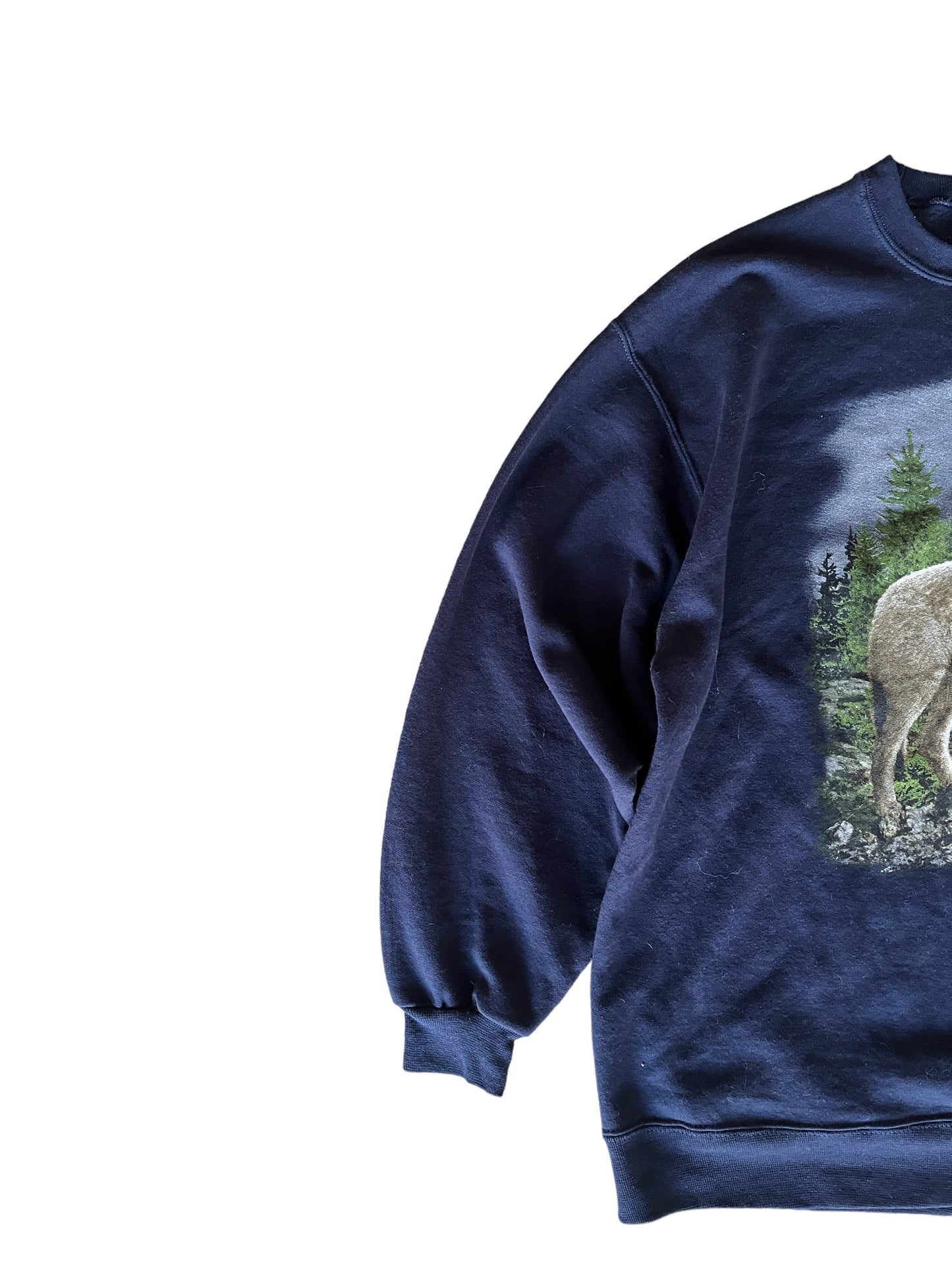 Vintage Nature Wolf Sweater
