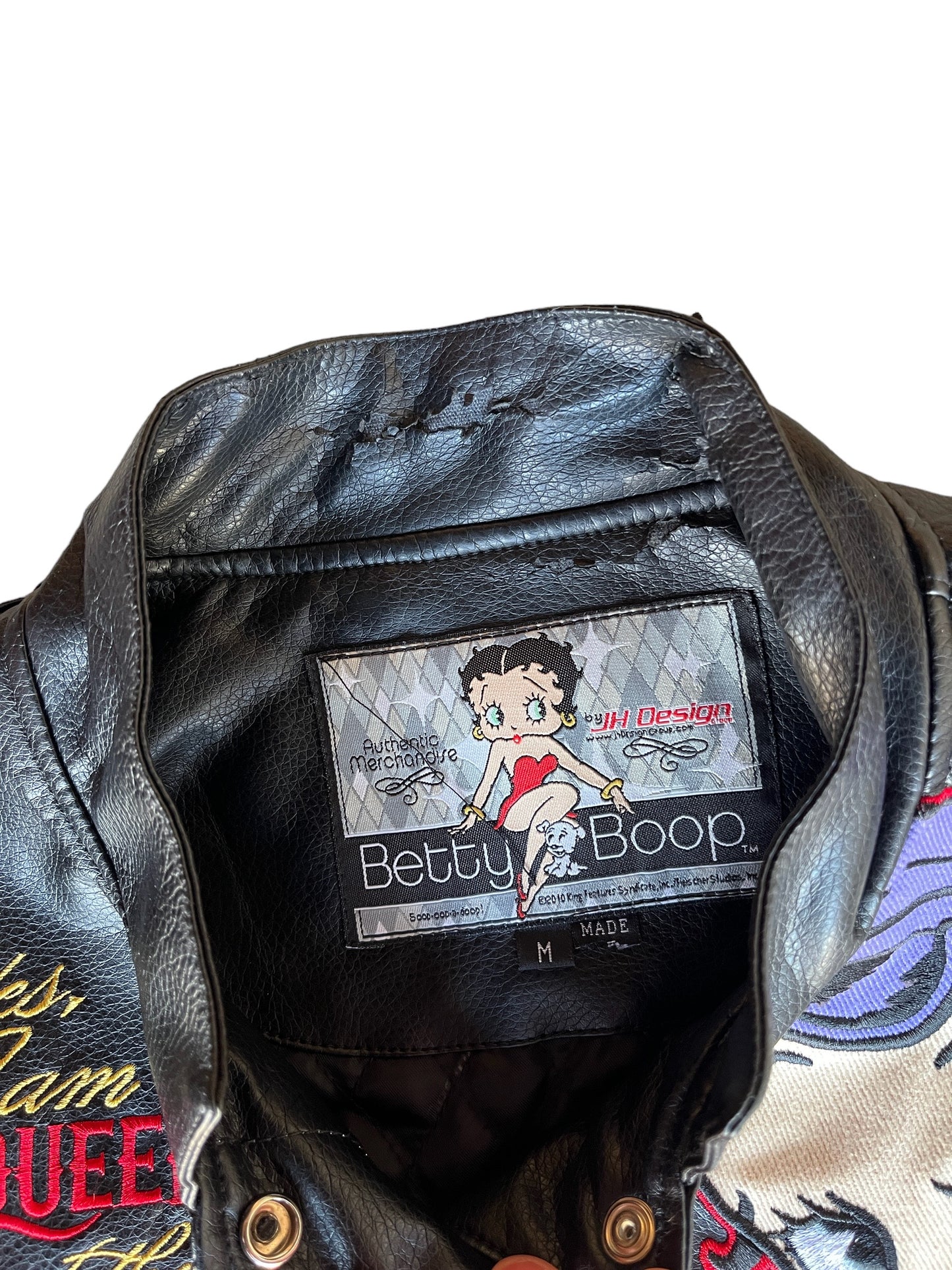 Rare Vintage Betty Boop Leather Jacket