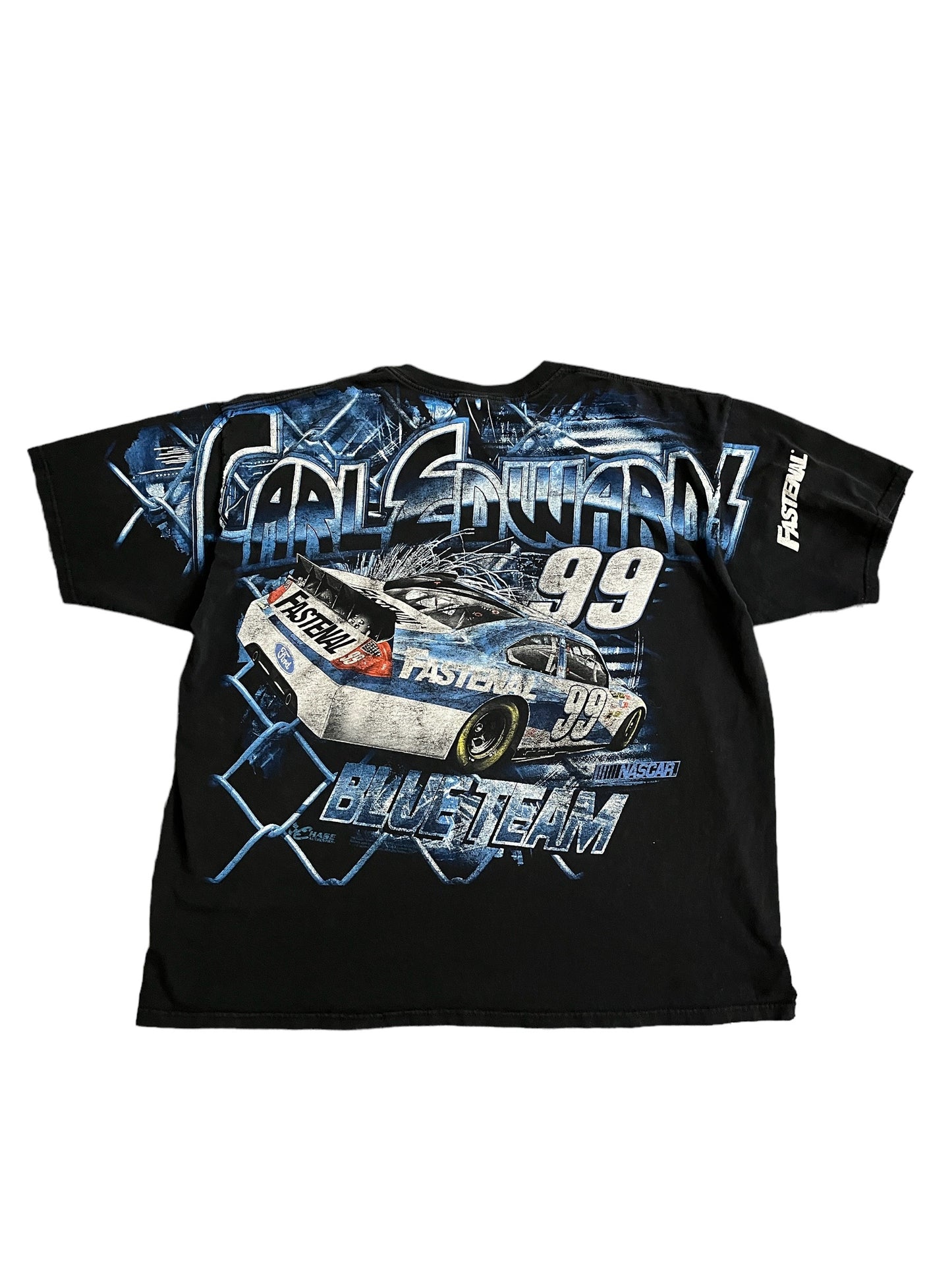 Vintage Nascar Carl Edwards Fastenal AOP Tee