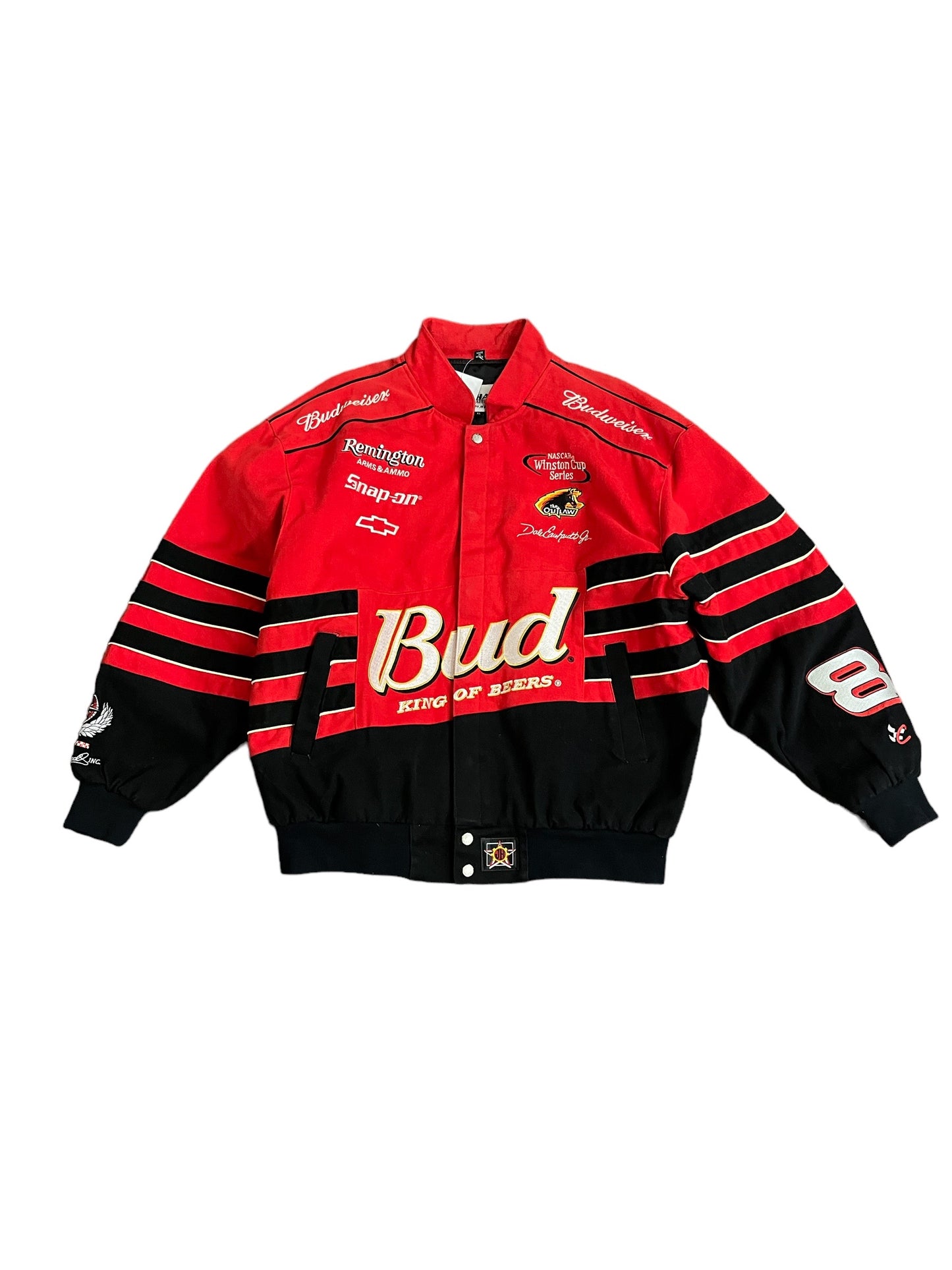Vintage Nascar Budweiser "King Of Bud" Racing Jacket