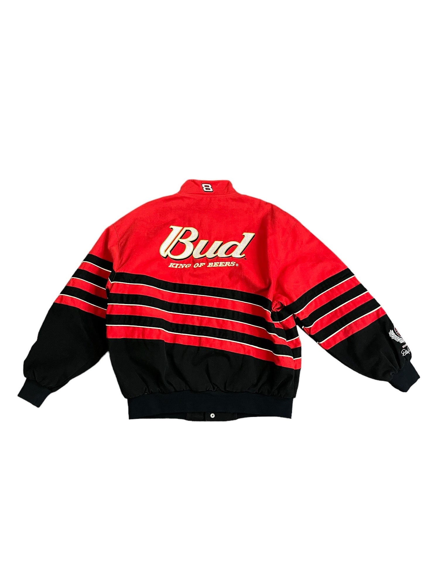 Vintage Nascar Budweiser "King Of Bud" Racing Jacket