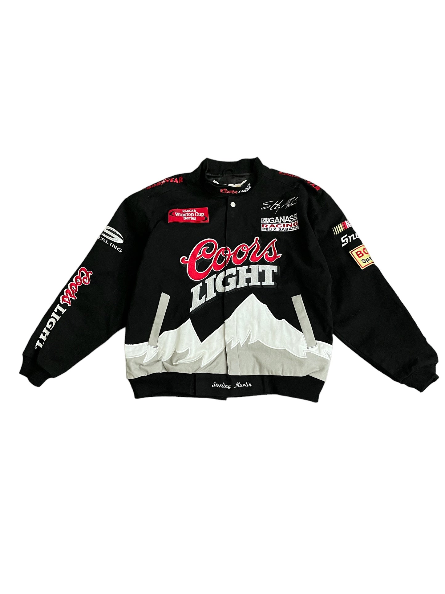 Limited Edition Vintage Nascar "Coors Light" by Jeff Hamilton Racing Jacket