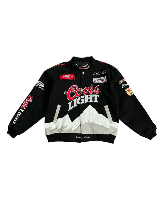 Limited Edition Vintage Nascar "Coors Light" by Jeff Hamilton Racing Jacket