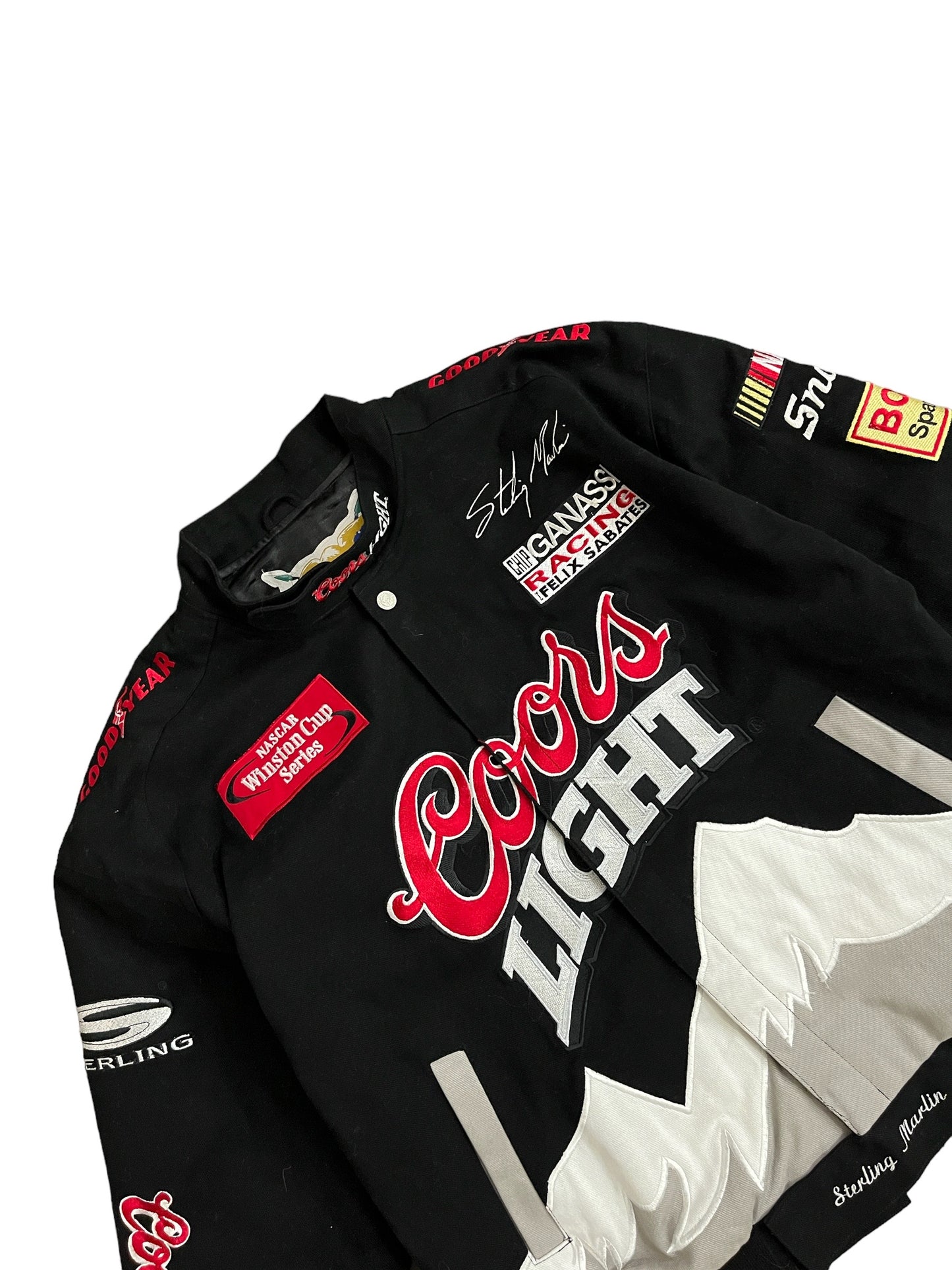 Limited Edition Vintage Nascar "Coors Light" by Jeff Hamilton Racing Jacket