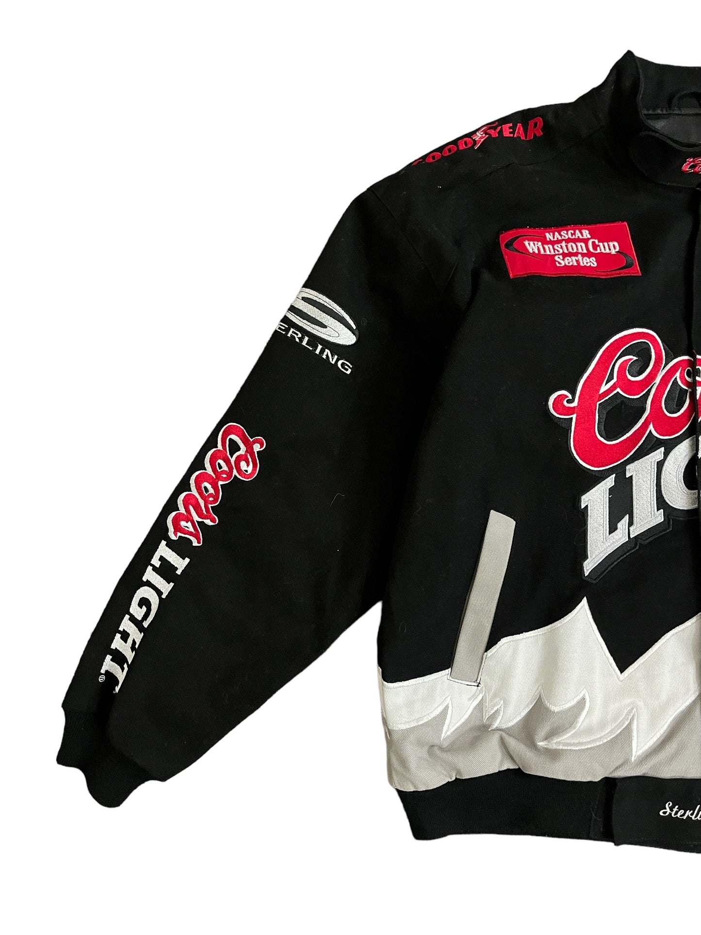 Limited Edition Vintage Nascar "Coors Light" by Jeff Hamilton Racing Jacket