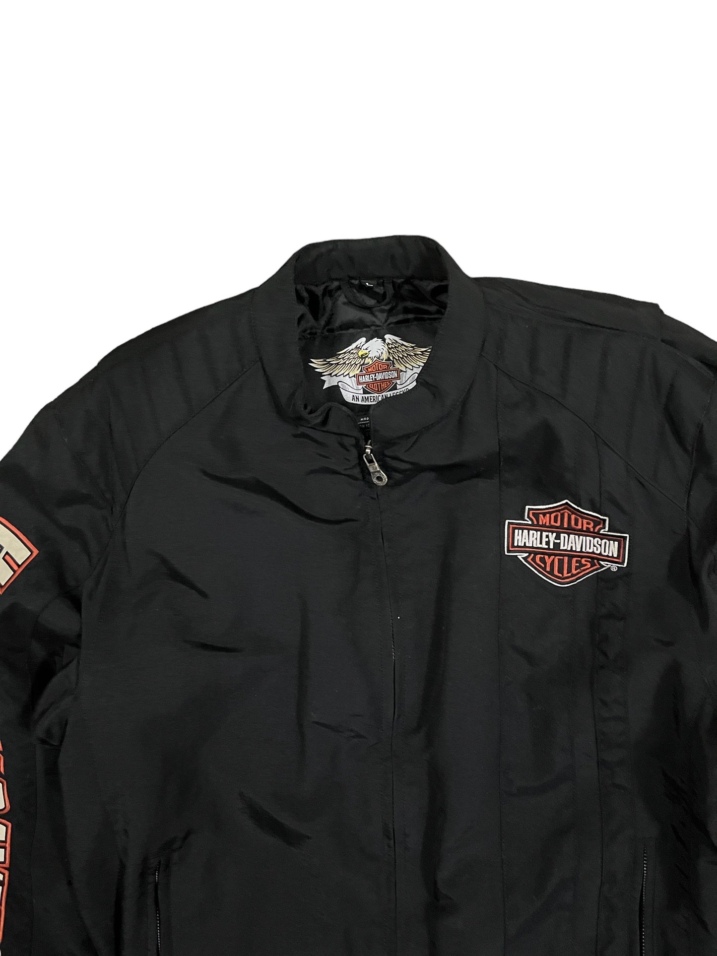 Vintage Y2k Harley Davidson Motorcycle Biker Jacket