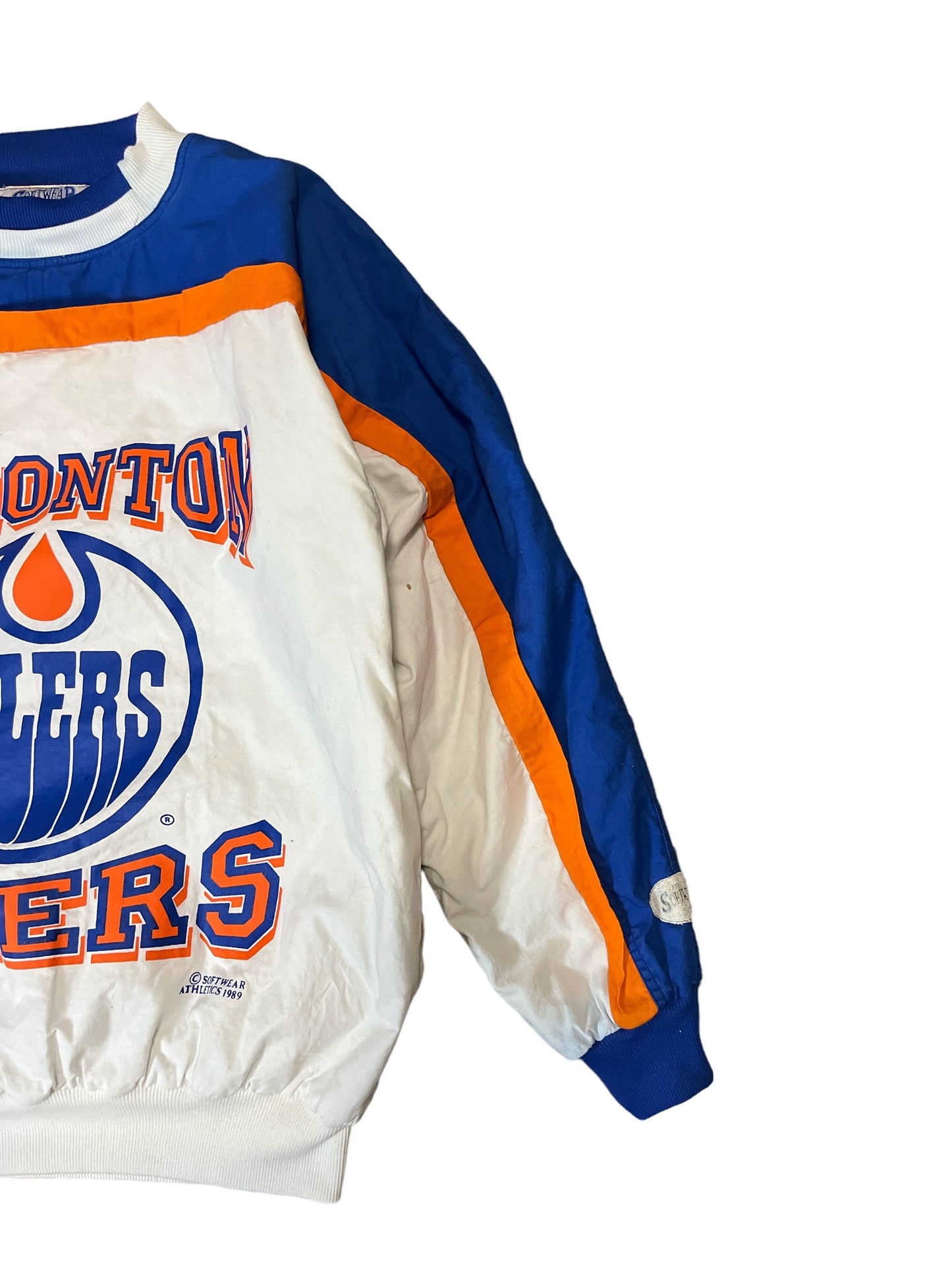 Vintage 90's Softwear Athletics Edmonton Oilers Sweater