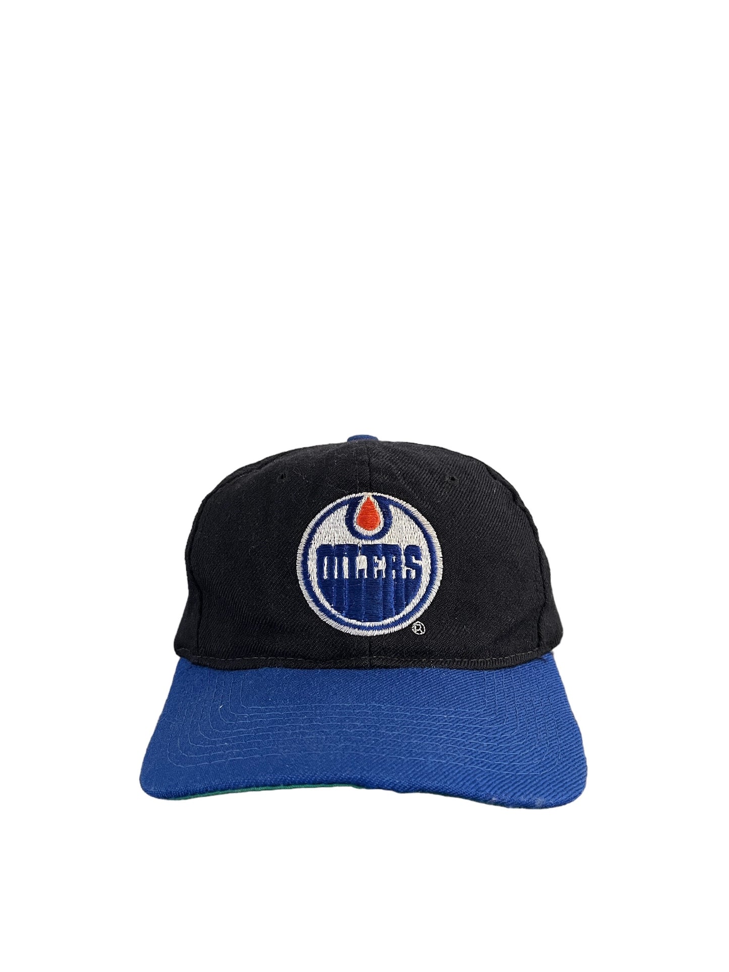Rare First Gen Vintage 90's Starter Black Dome Edmonton Oilers Hat