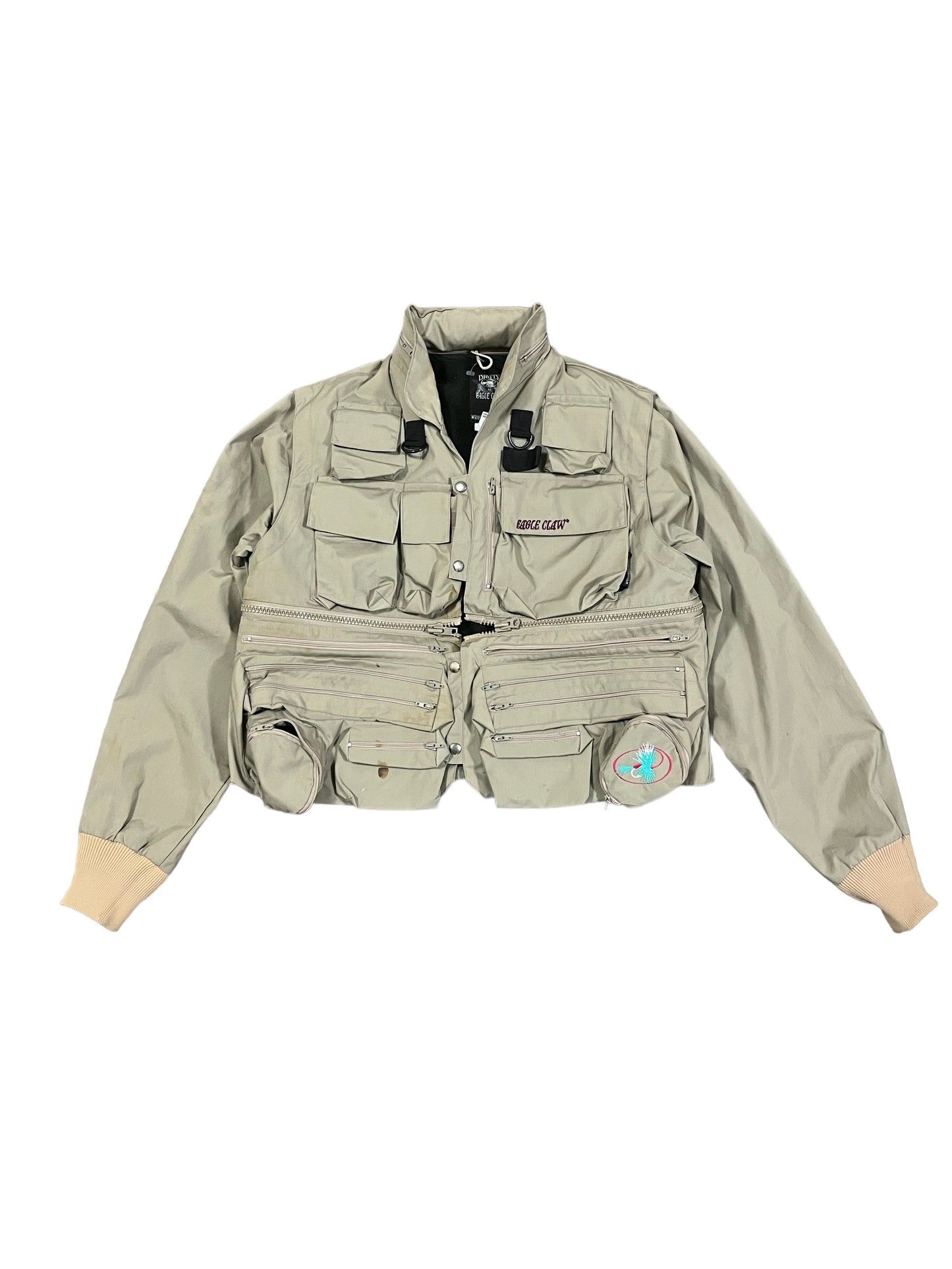 Vintage "Dragonfly" Dessert Military Jacket