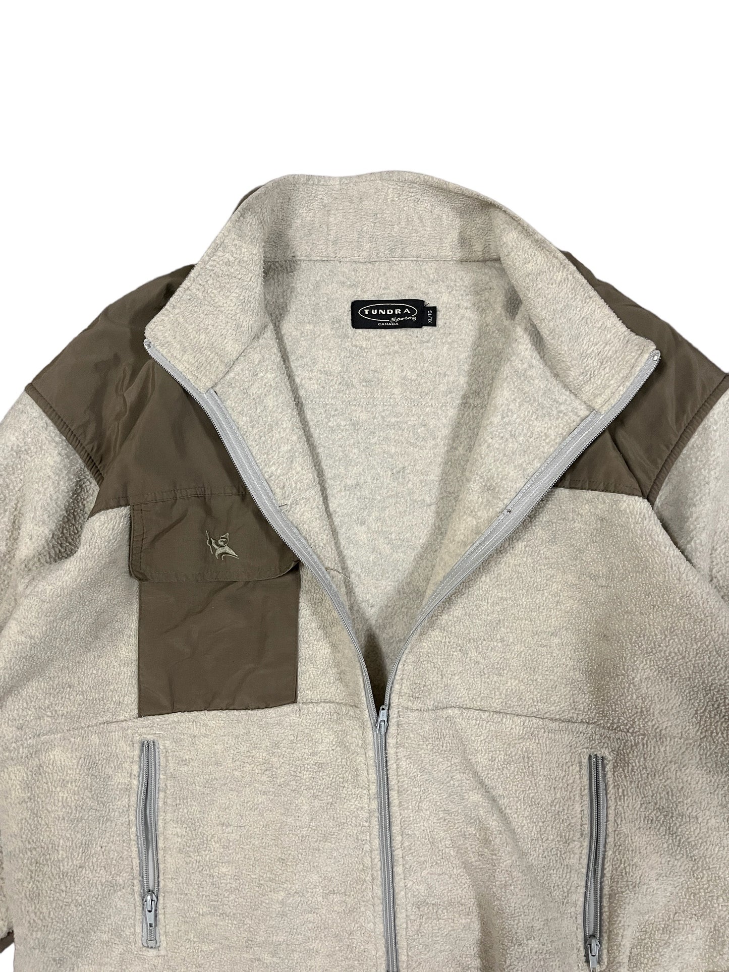 Vintage Tundra Teddy Fleece Full Zip-up Jacket