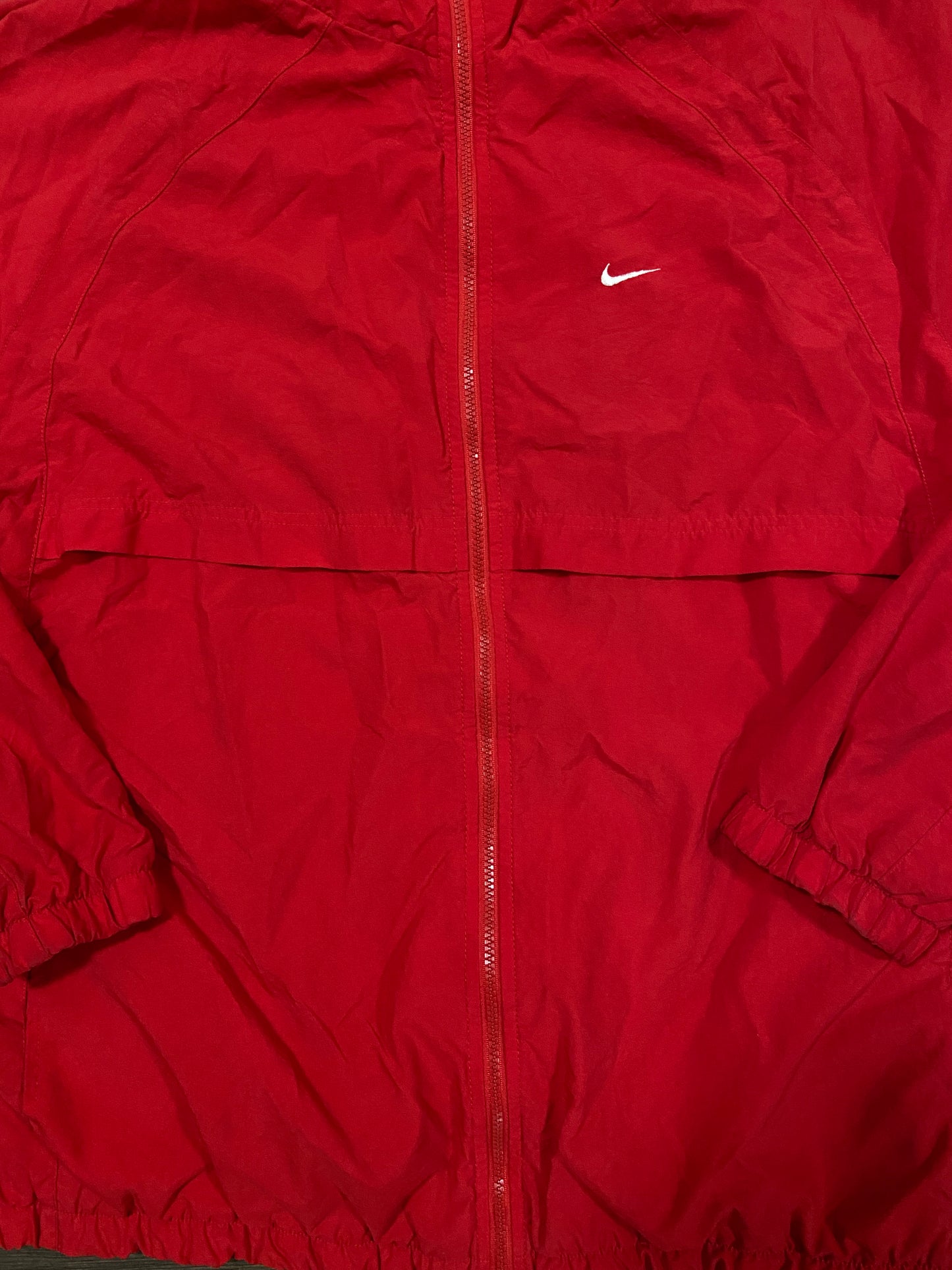 Vintage 90's Heavyweight Nike Windbreaker Red