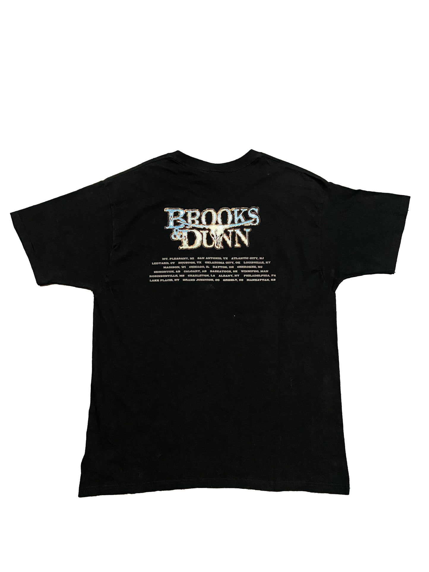 Vintage Brooks And Dunn Band Tee Black