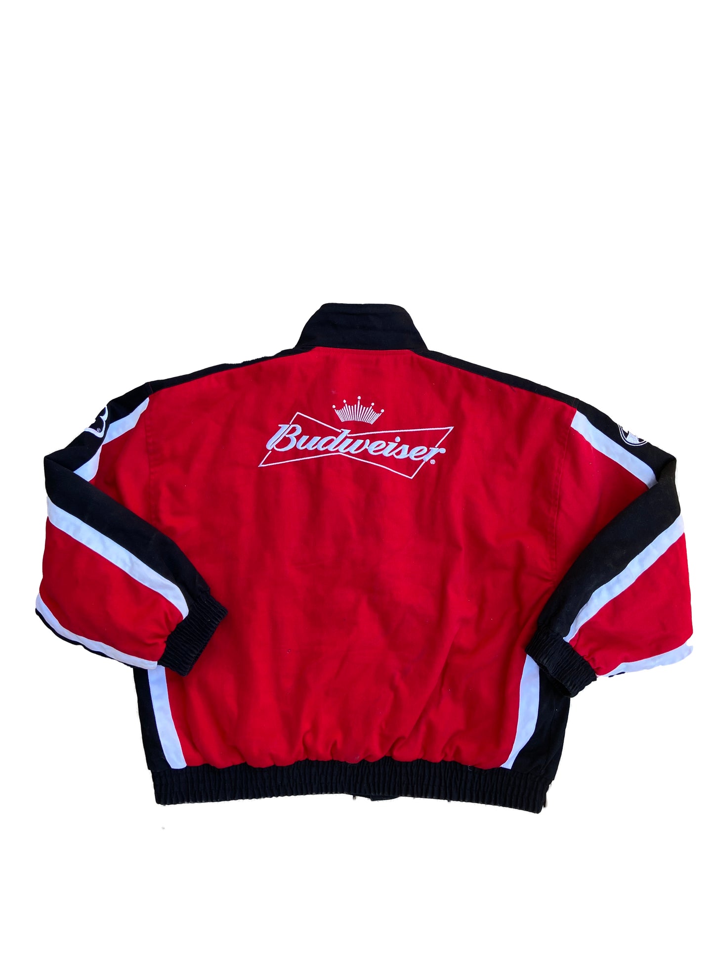 Vintage Nascar Dale Earnhardt Jr. Budweiser Race Jacket Red